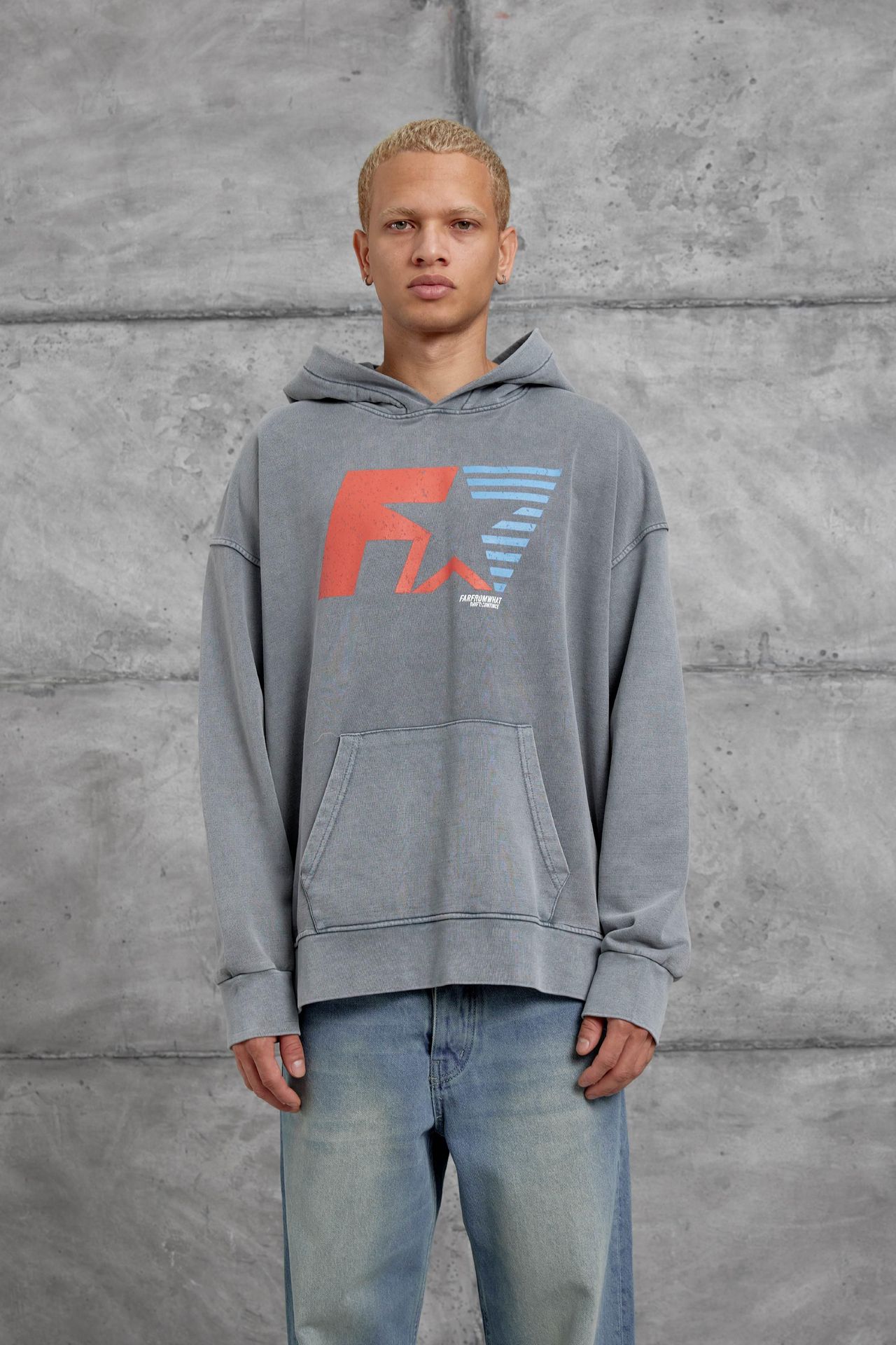 NOMARC Bol Kesim Kapüşonlu Logolu Sweatshirt 2