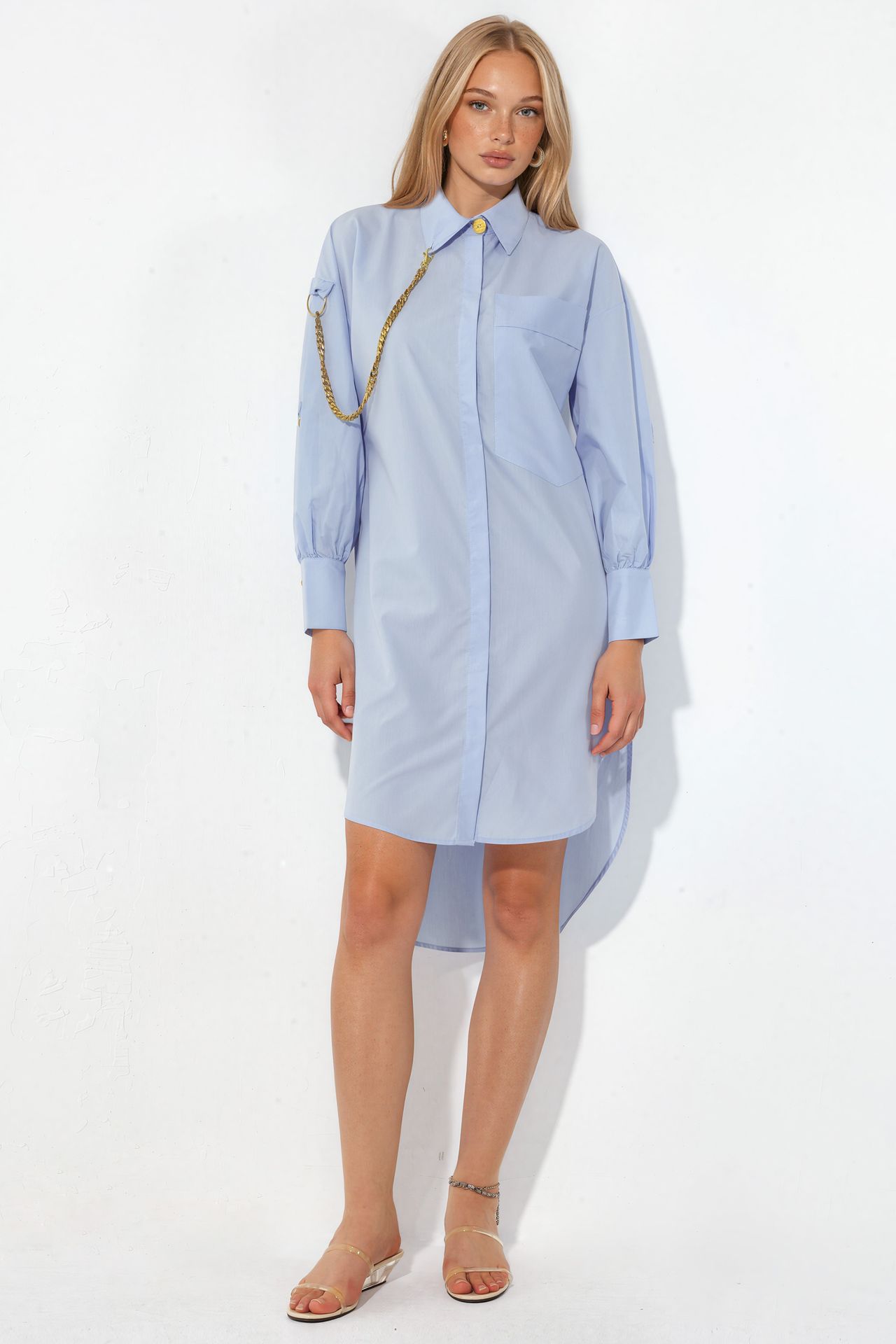 MSN Oversized Mini Shirt Dress 4