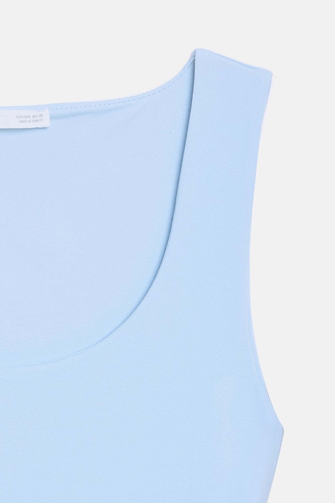 DILVIN Sleeveless Square-Neck Slim-Fit Jersey Blouse 7