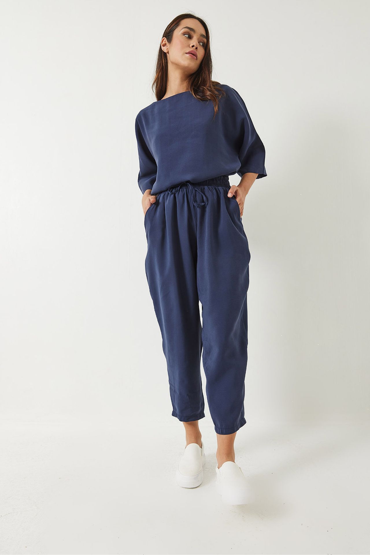 LUCCI Oversized Boat Neck Two-Piece Co-ord Set 4