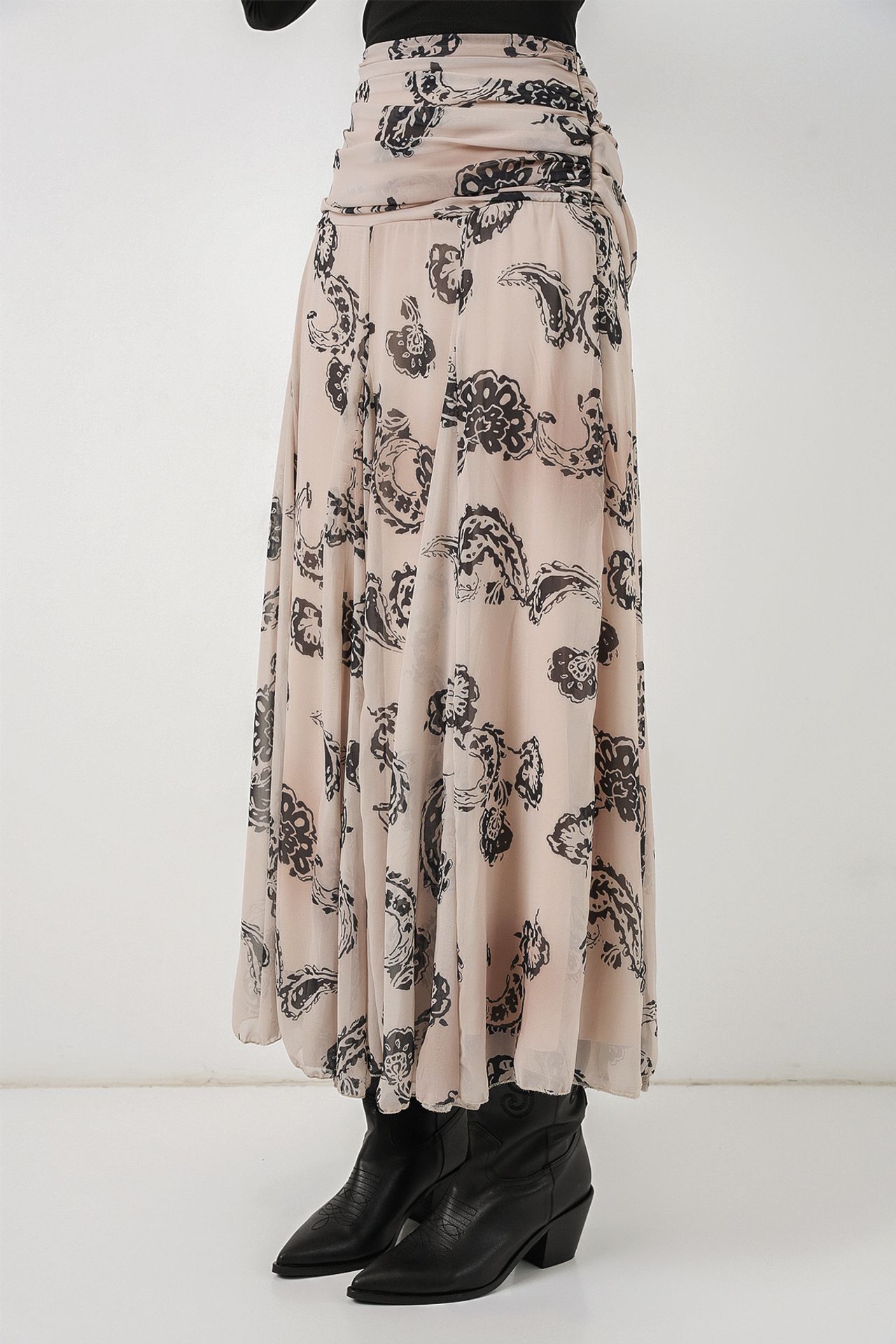 BDART High Waist Paisley Maxi Skirt 4