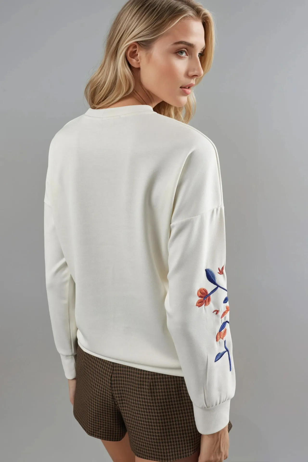 BERSAN Kadın Bisiklet Yaka Sweatshirt 3