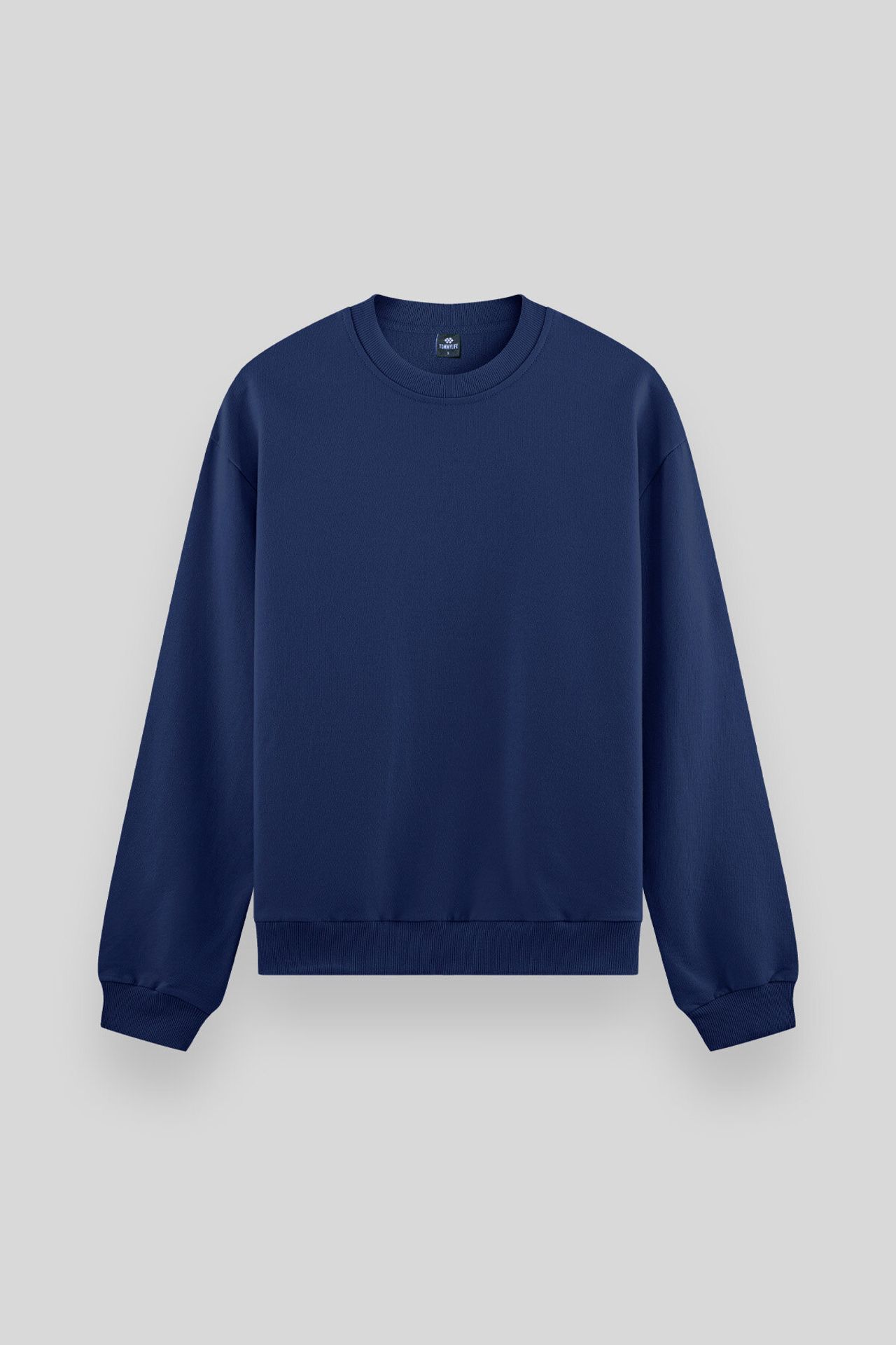 TOMMY Men's Plain Crew Neck Sweatshirt 4
