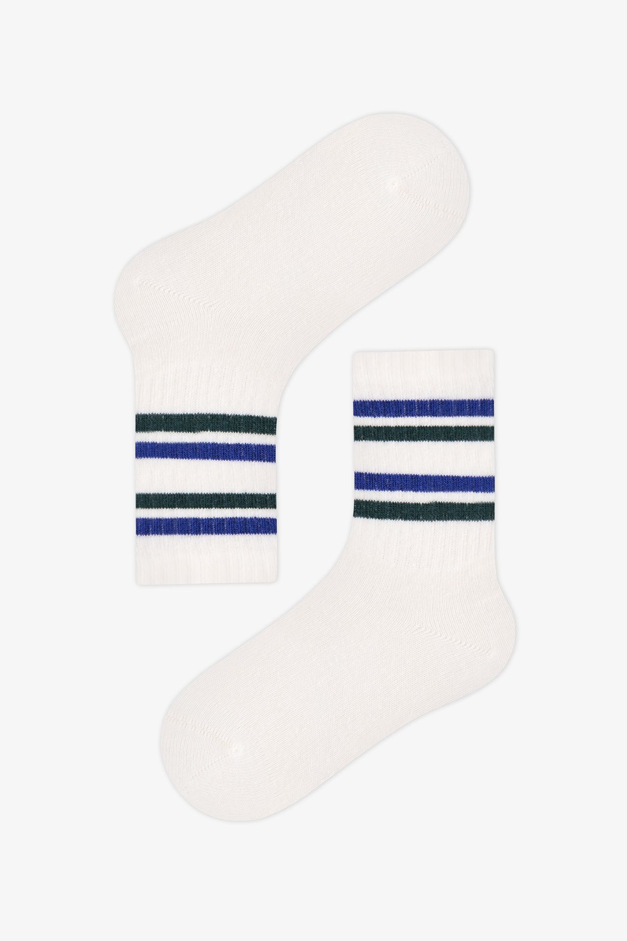 PENTI Boys' Sailor Striped 2-Pack Crew Socks 3