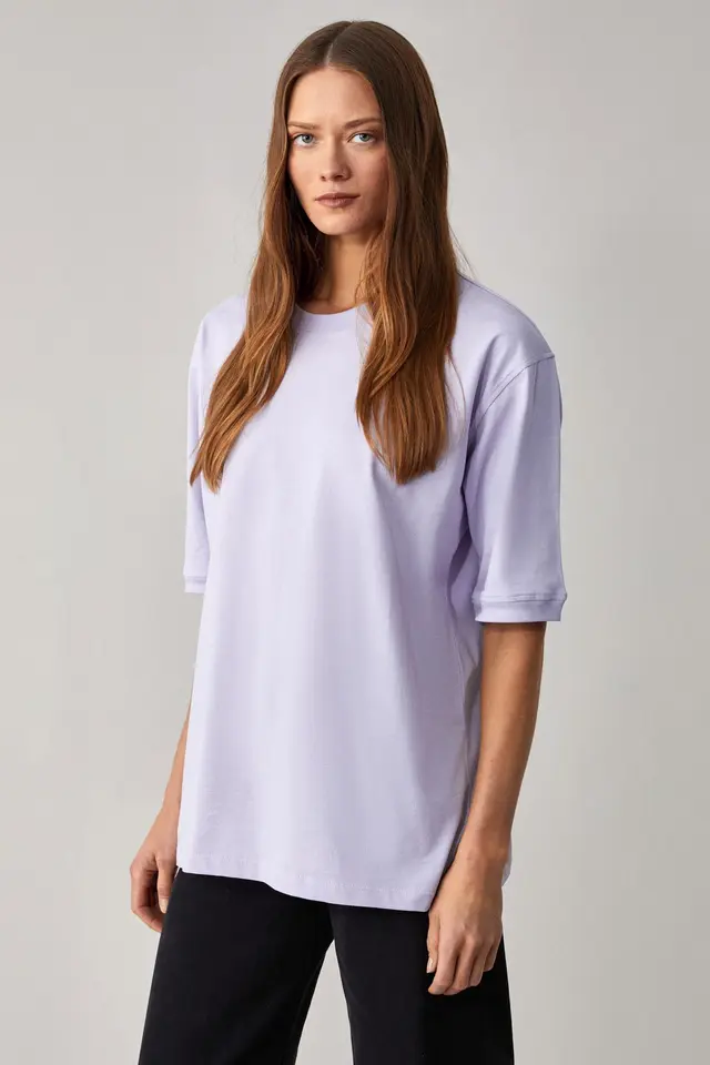 GRIMELANGE Relaxed Crew Neck T-Shirt