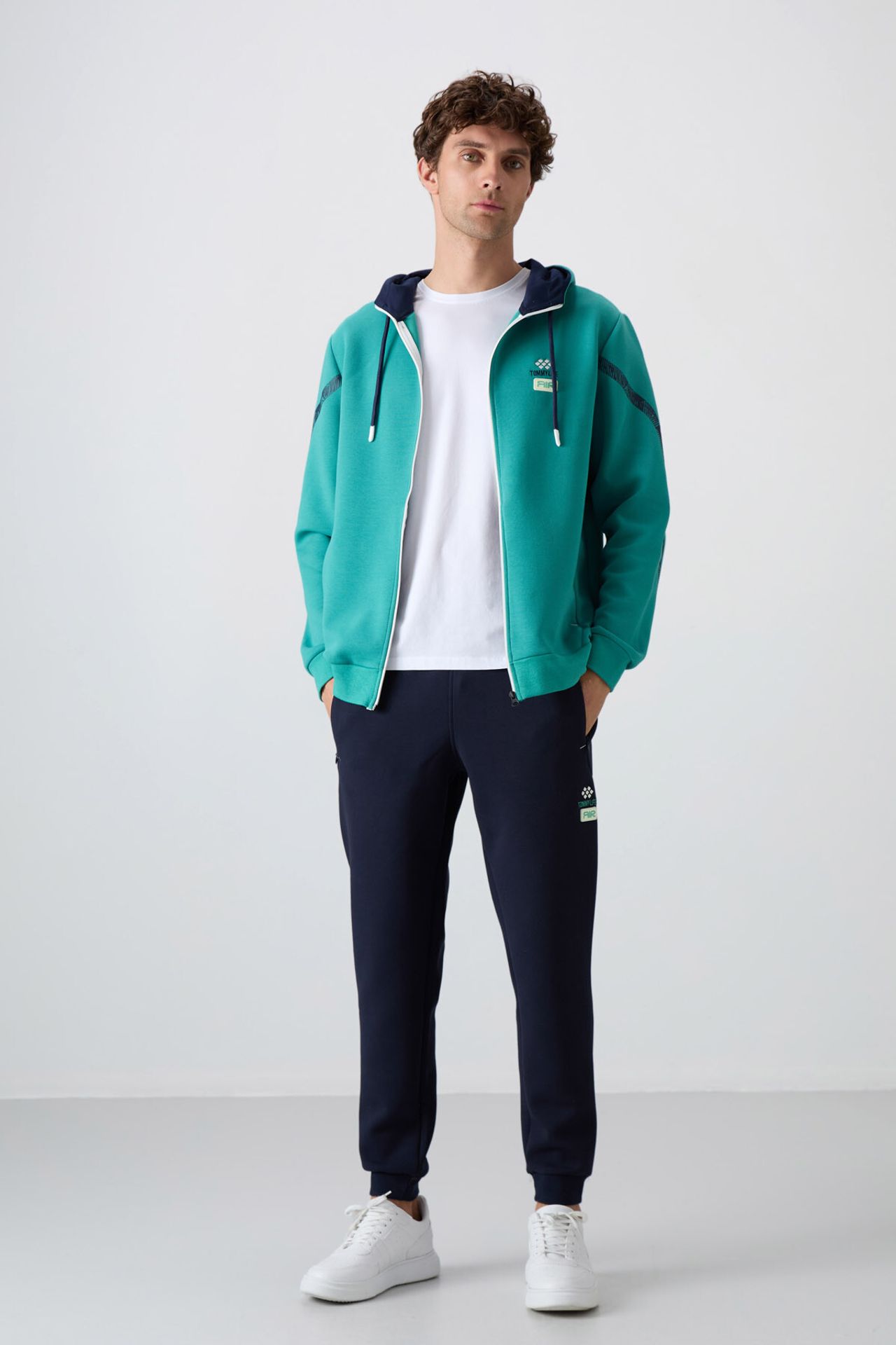 TOMMY Men's Hooded Sweatshirt And Pants Set 6