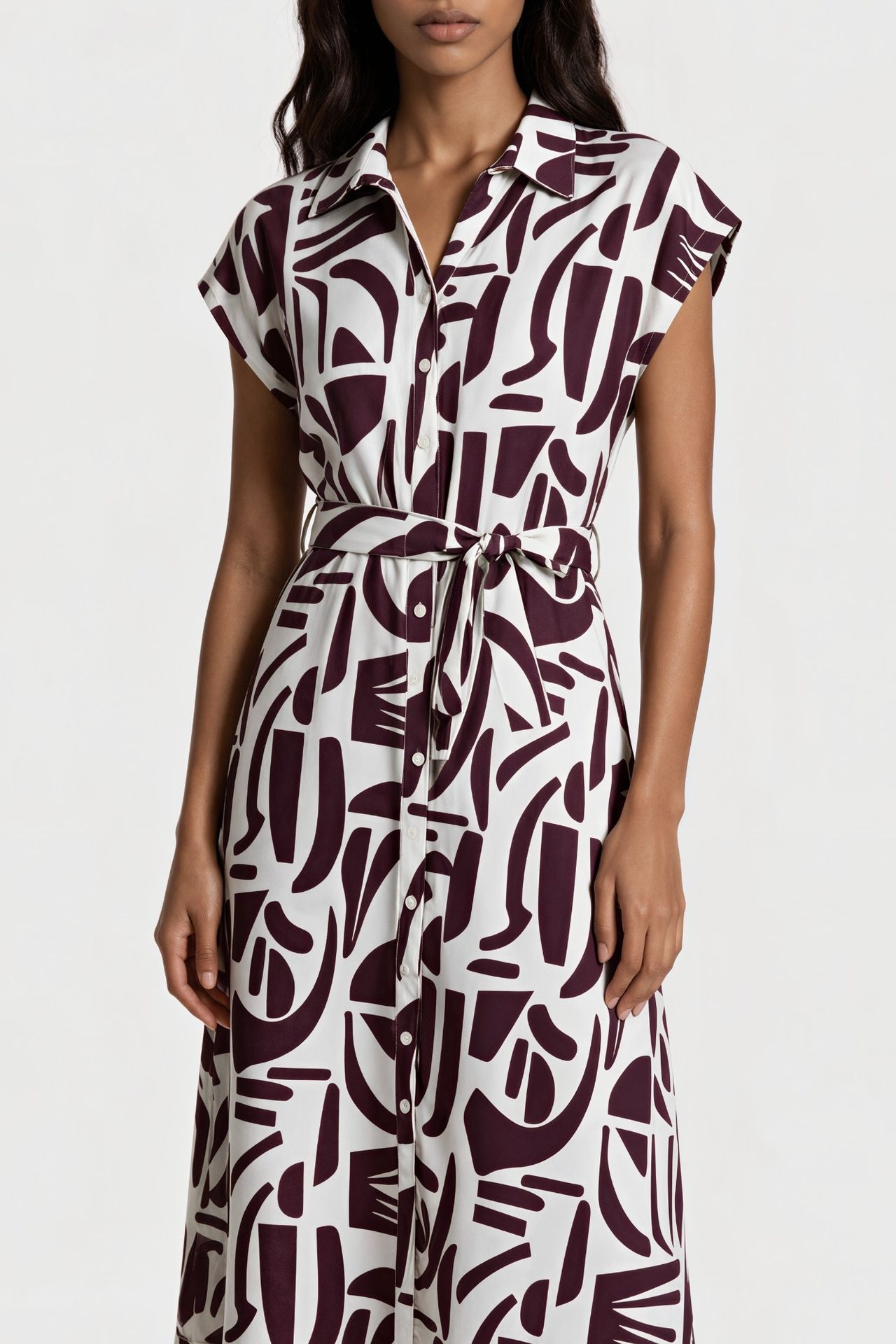 MSN Women's Midi Wrap Dress 4