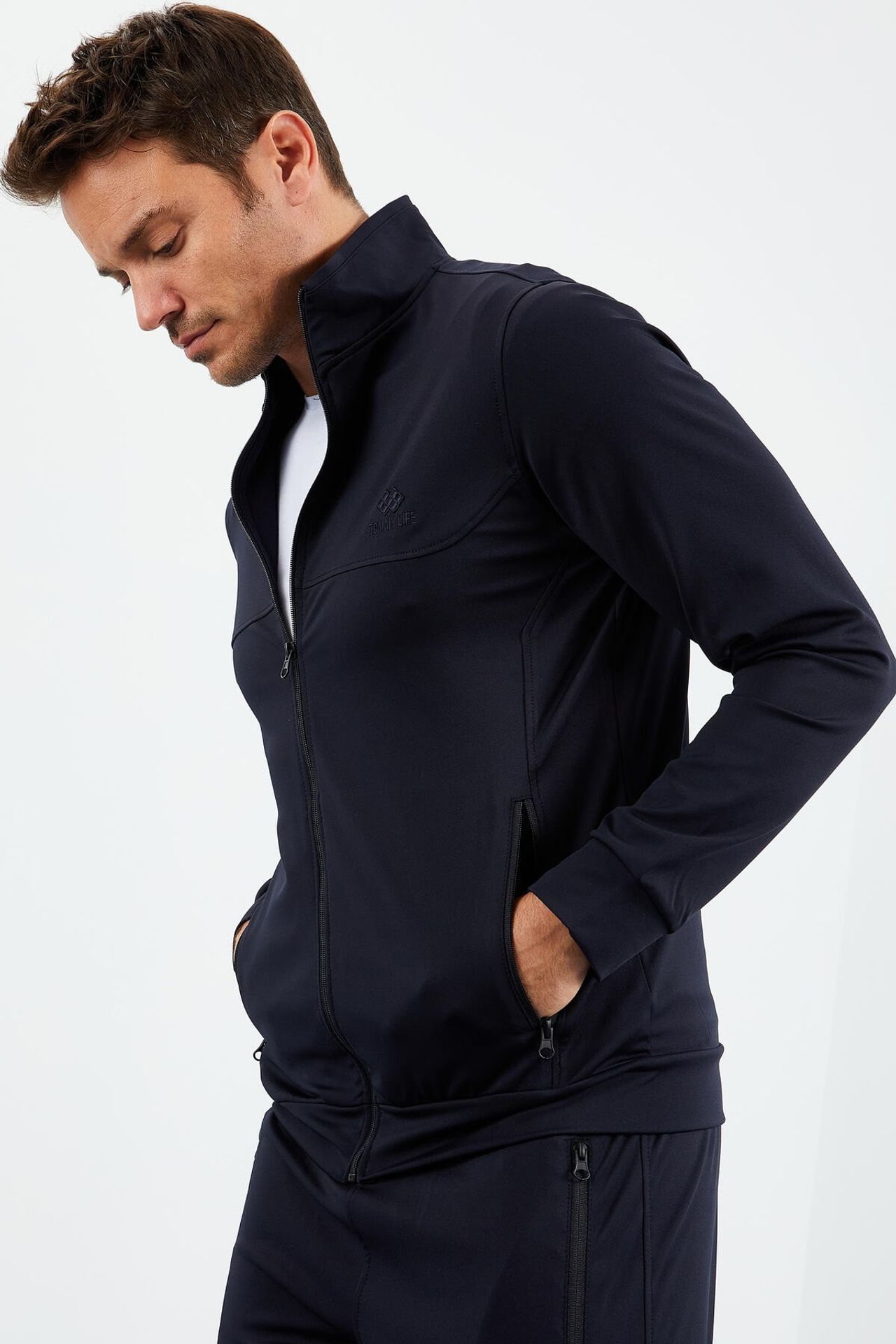 TOMMY Men's Scuba Knit Sweatshirt And Pants Set 6