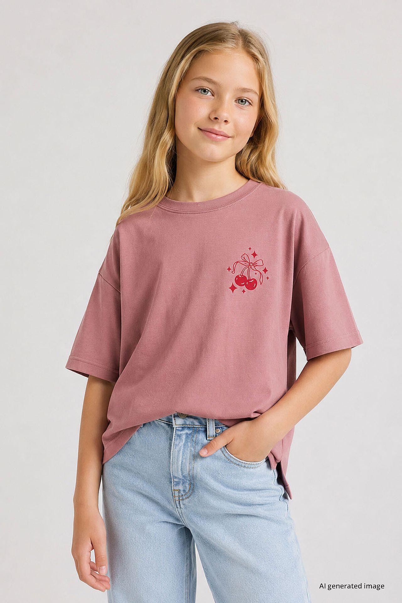TOMMY Youth Cotton Elastane T-Shirt 1