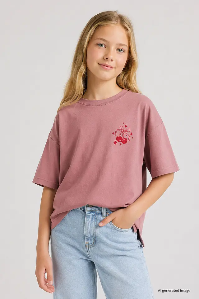 TOMMY Youth Cotton Elastane T-Shirt