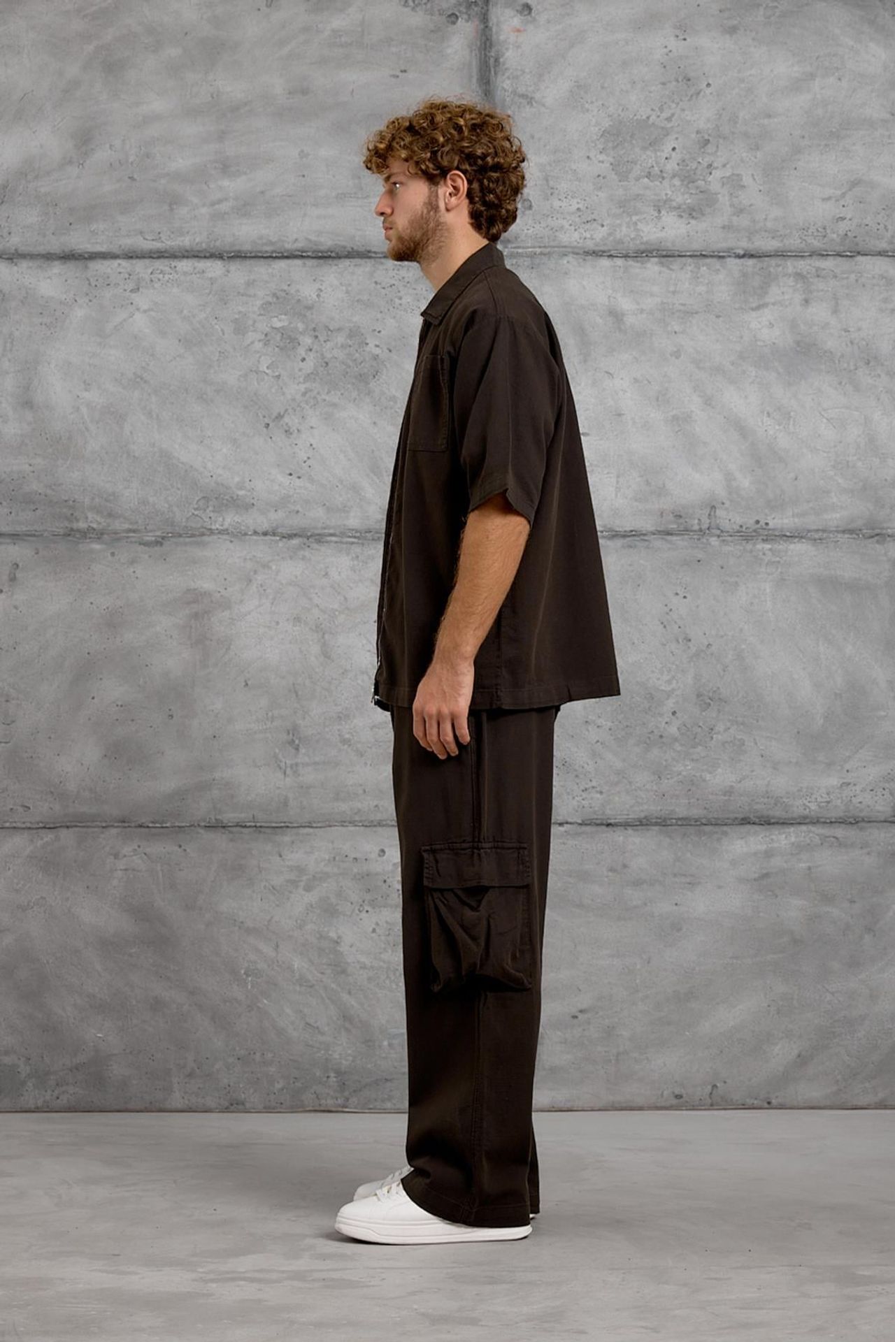 NOMARC Gömlek Yaka Oversize Fermuarlı Alt Üst Takım 4
