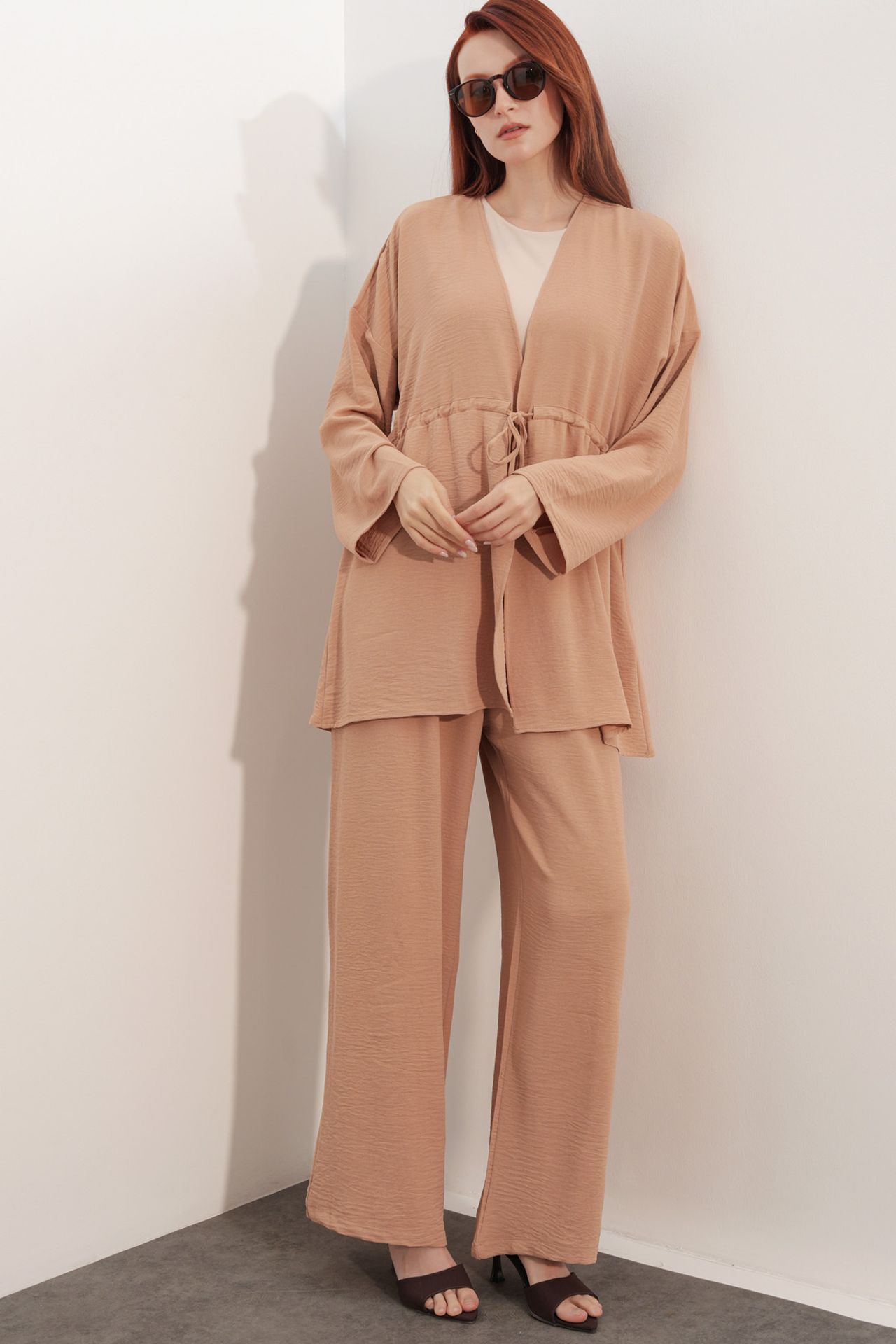 BDART İki Parçalı Kimono Ve Bol Paça Takım 4