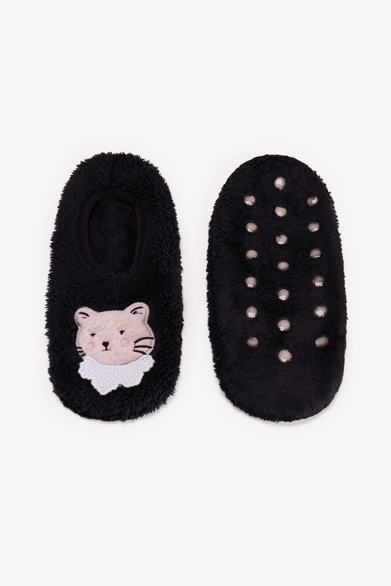 PENTI Midnight Mood Cat Pattern Slipper Socks 2