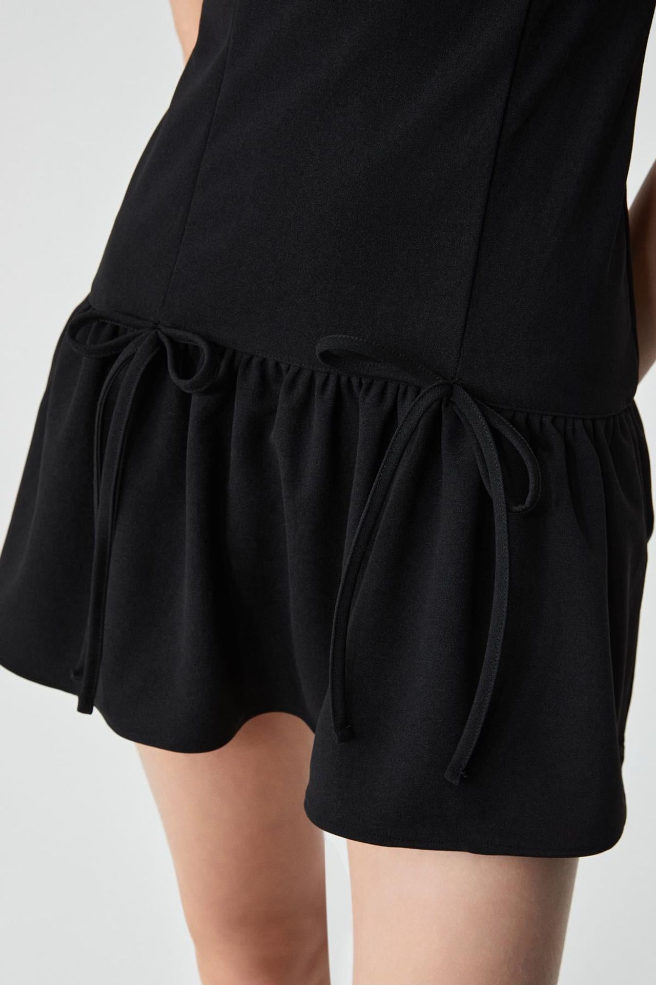 GRIMELANGE Slim Fit Boat Neck Mini Dress 5