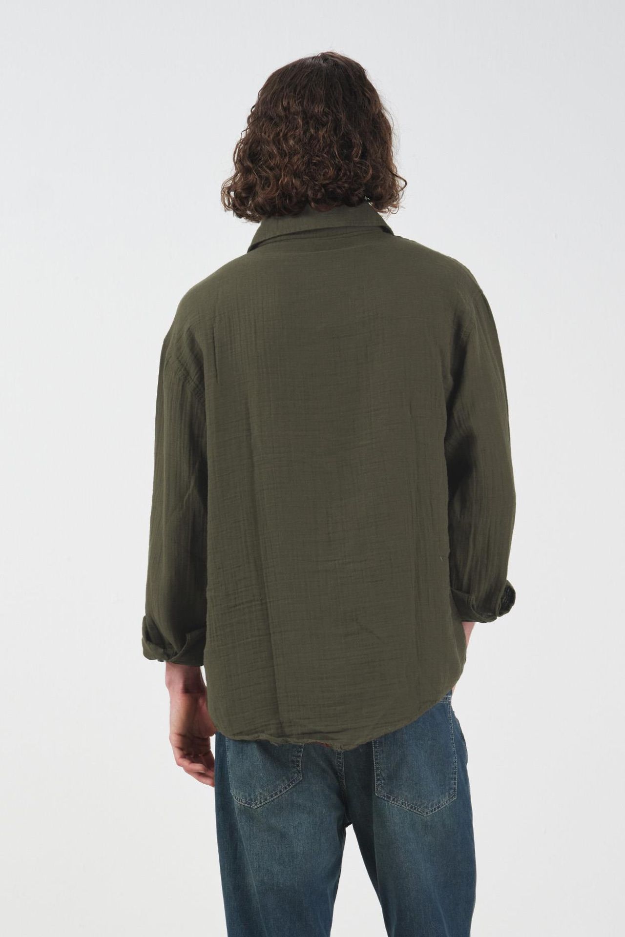 GIESTO Men's Relaxed Fit Cotton Long Sleeve Shirt 1