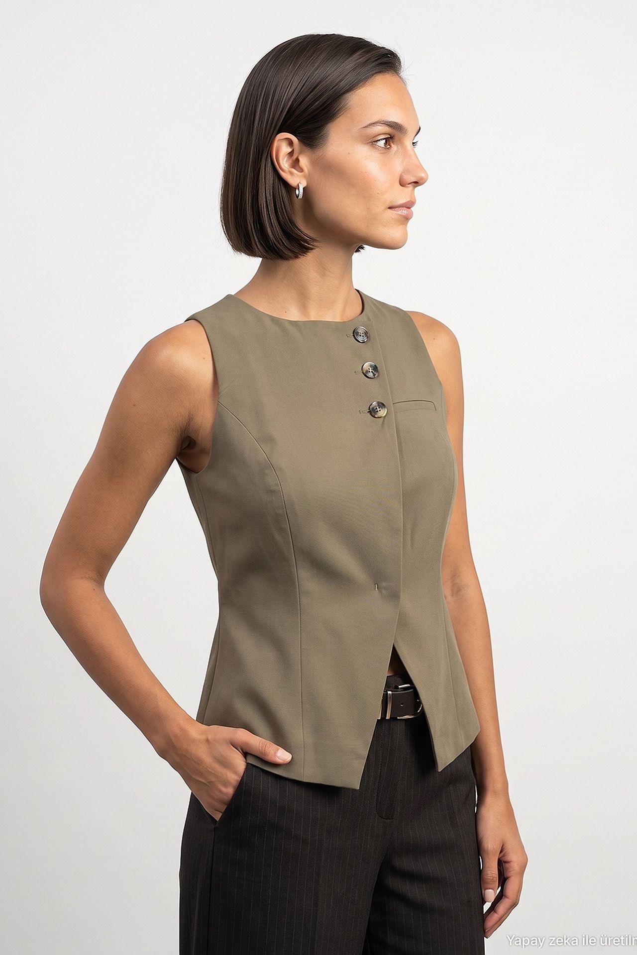 DILVIN Fitted Tailored Waistcoat 2