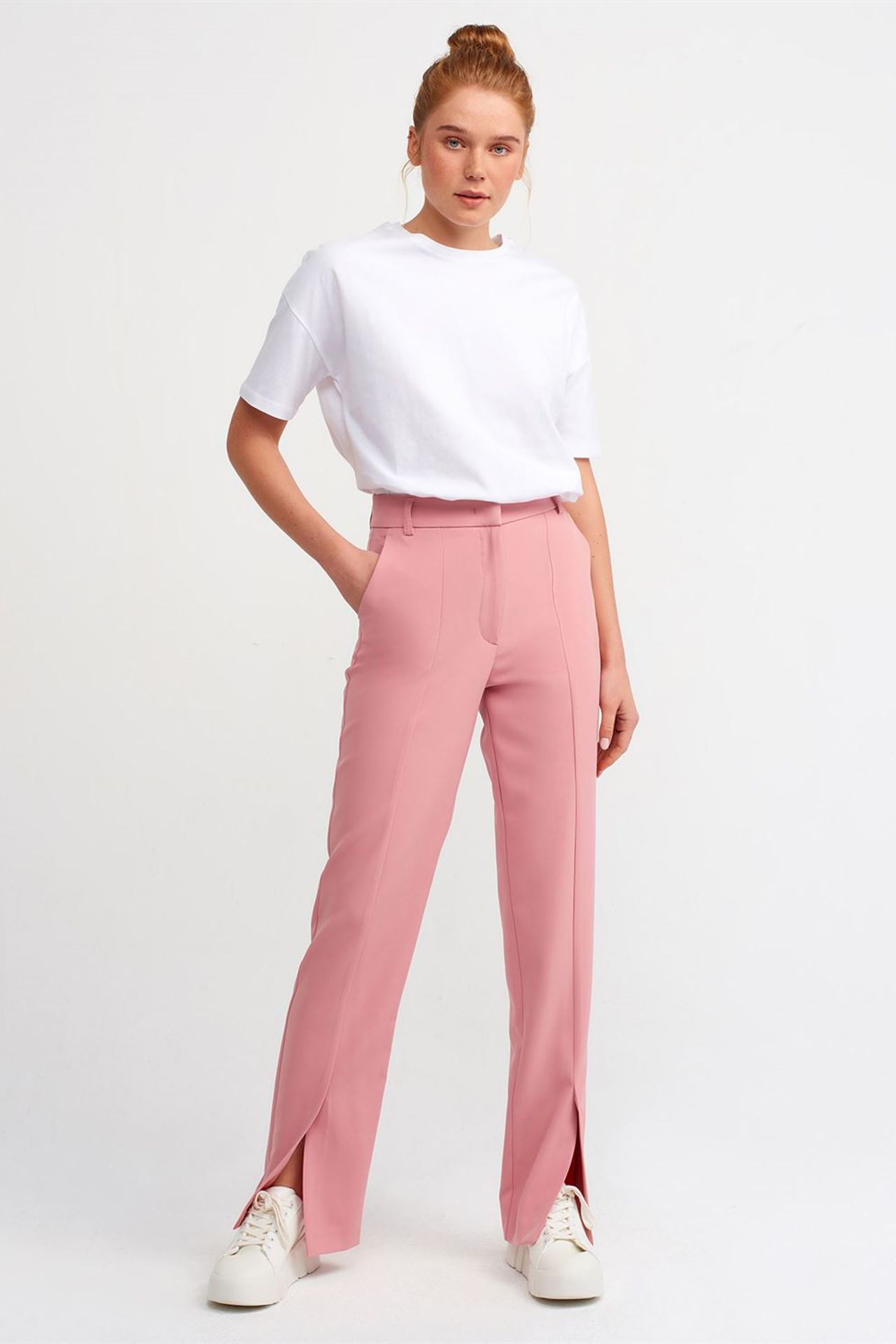 DILVIN Women's Cotton Crew Neck T-Shirt 2