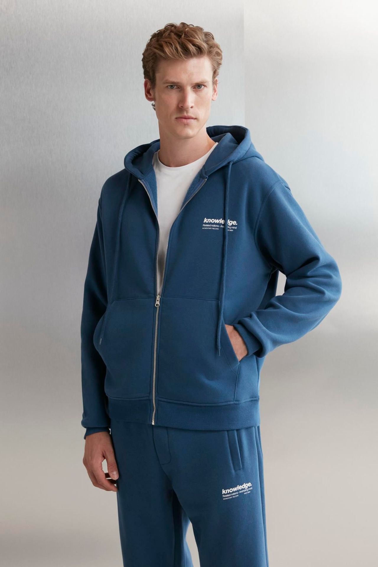 GRIMELANGE Kapüşonlu Logolu Fermuarlı Sweatshirt 2