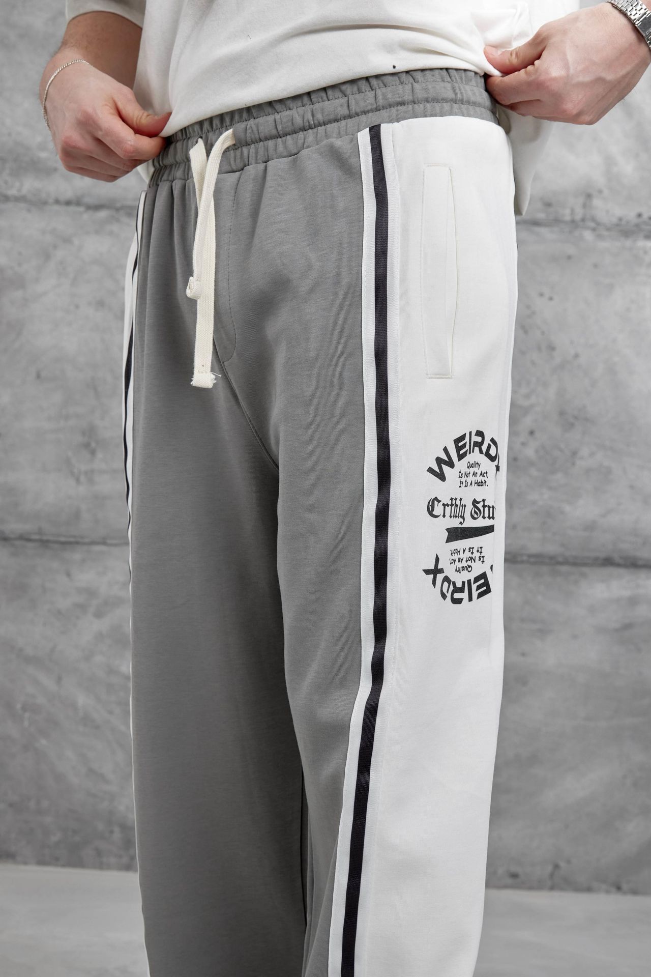 NOMARC Bol Geniş Paça İpli Jogger Pantolon 3
