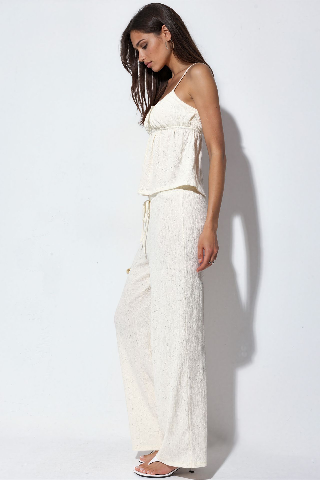 BUSEM Women's Straight-Leg Drawstring Trousers 3