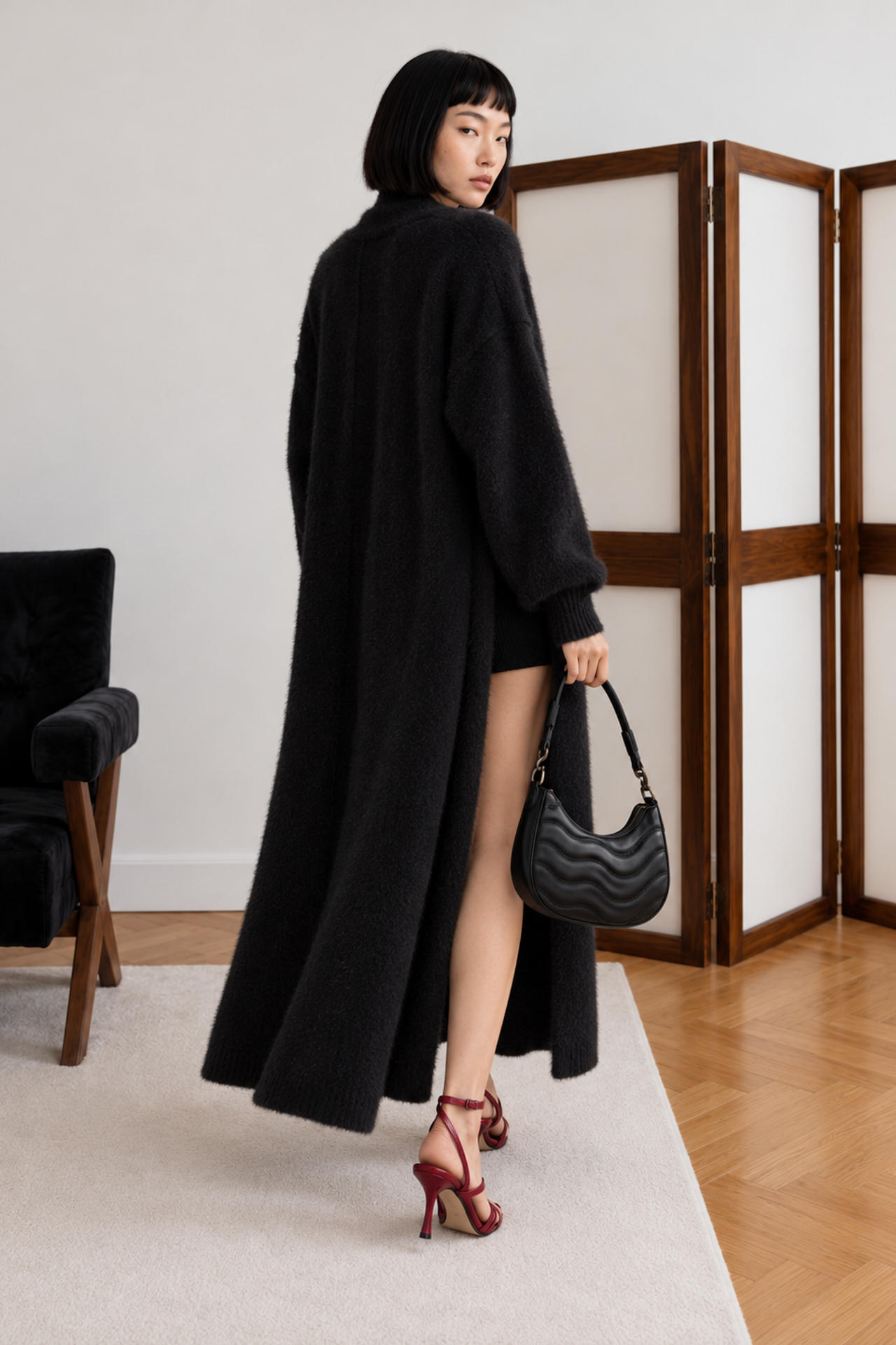 MY FASHION Açık Ön Normal Kalıp Hırka 3