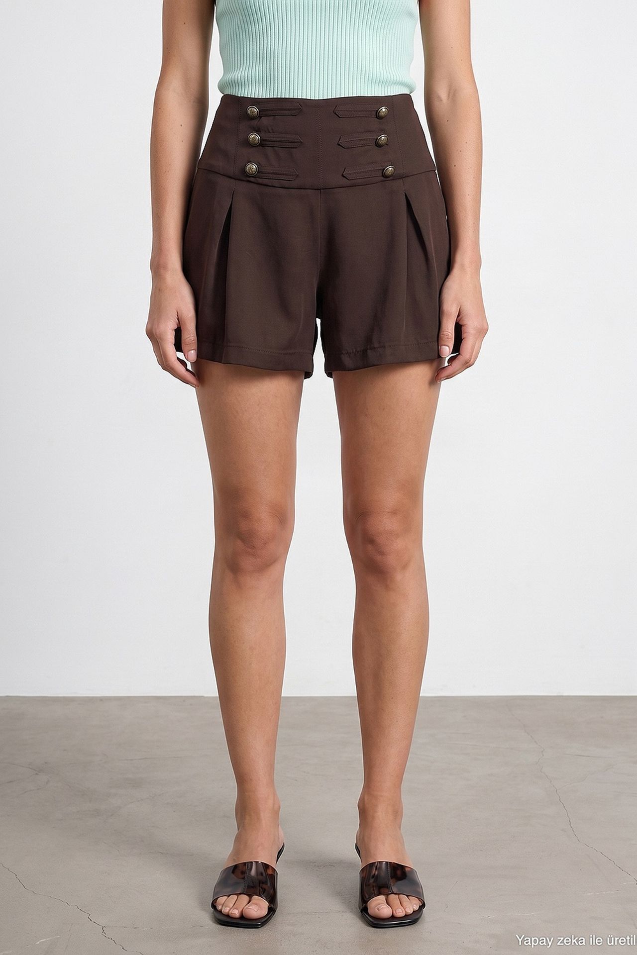 DILVIN Women's Tencel Shorts 3