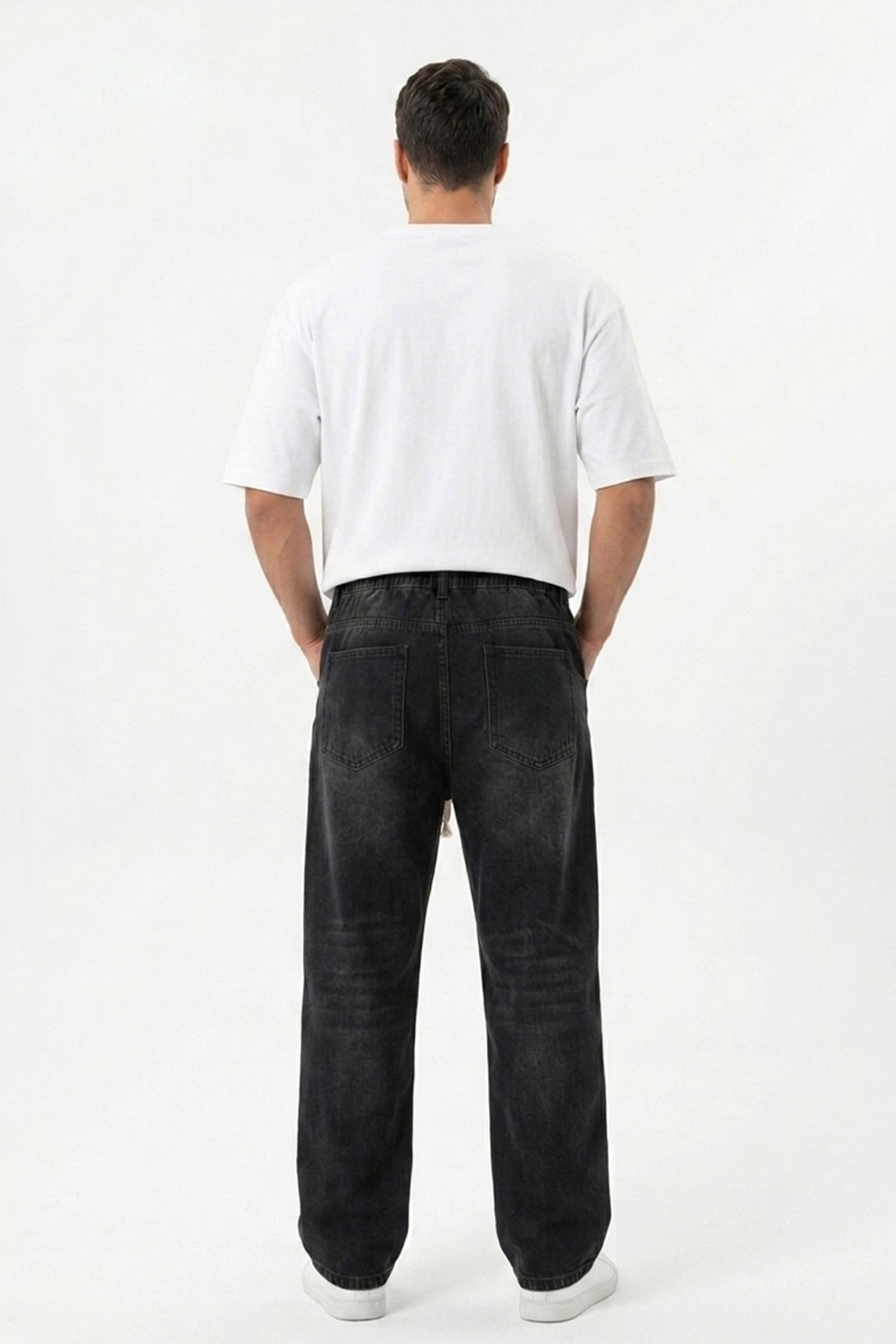 BDART Elastic Waist Denim Pants 5