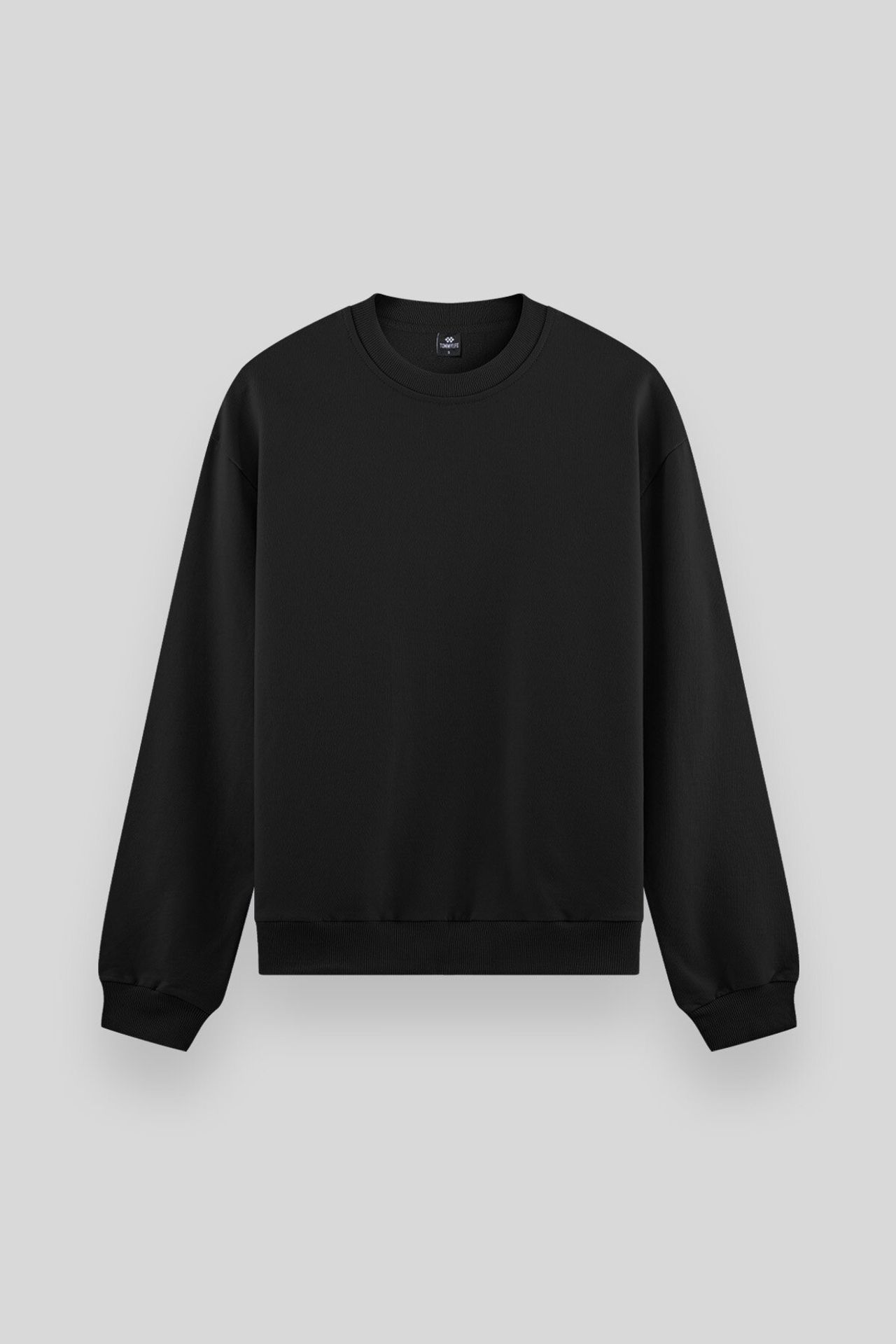 TOMMY Men's Plain Crew Neck Sweatshirt 4