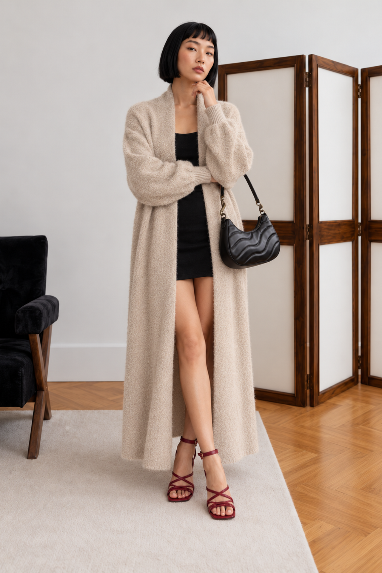MY FASHION Açık Ön Normal Kalıp Hırka 2