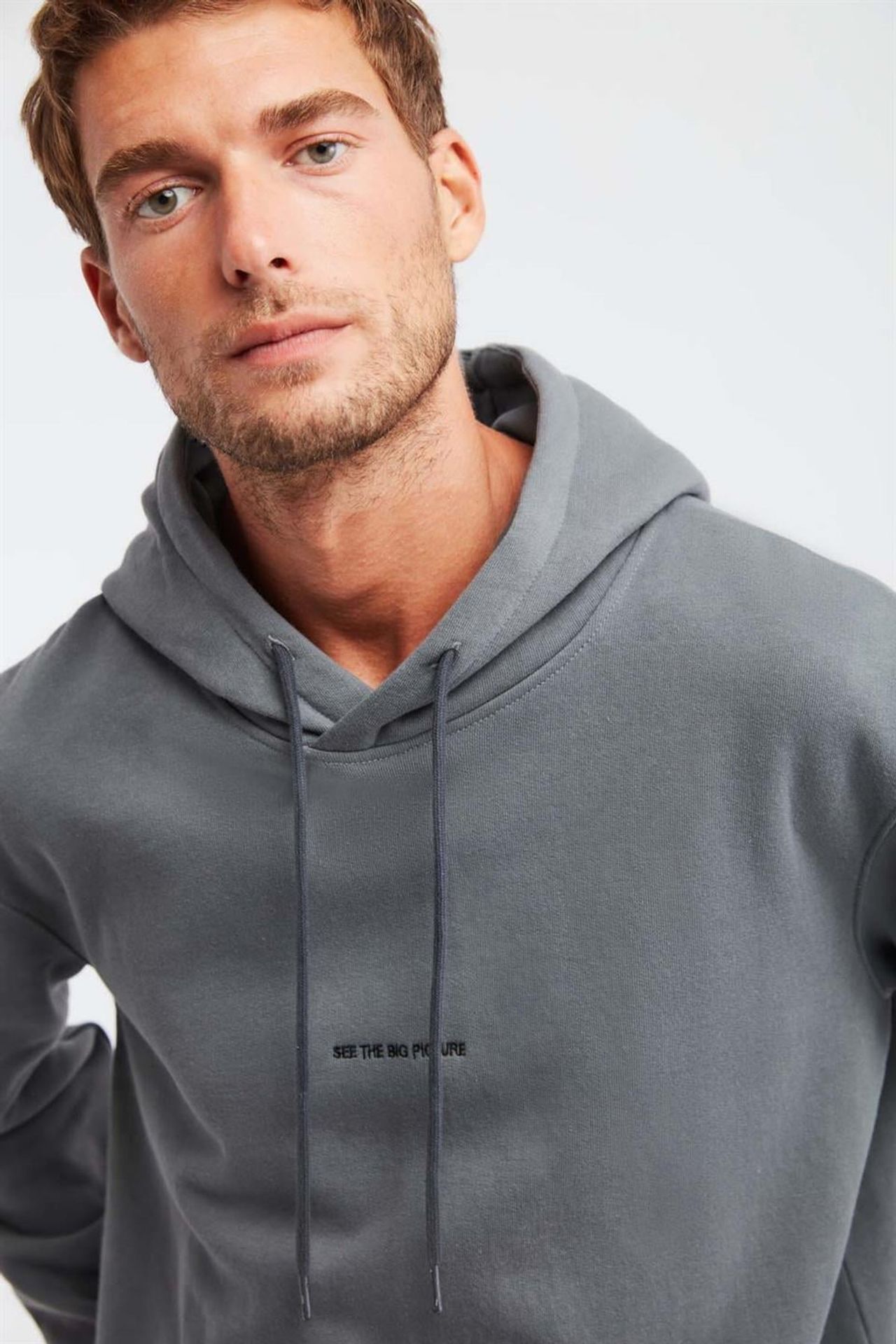 GRIMELANGE Kapüşonlu Cepli Büzgülü Sweatshirt 2