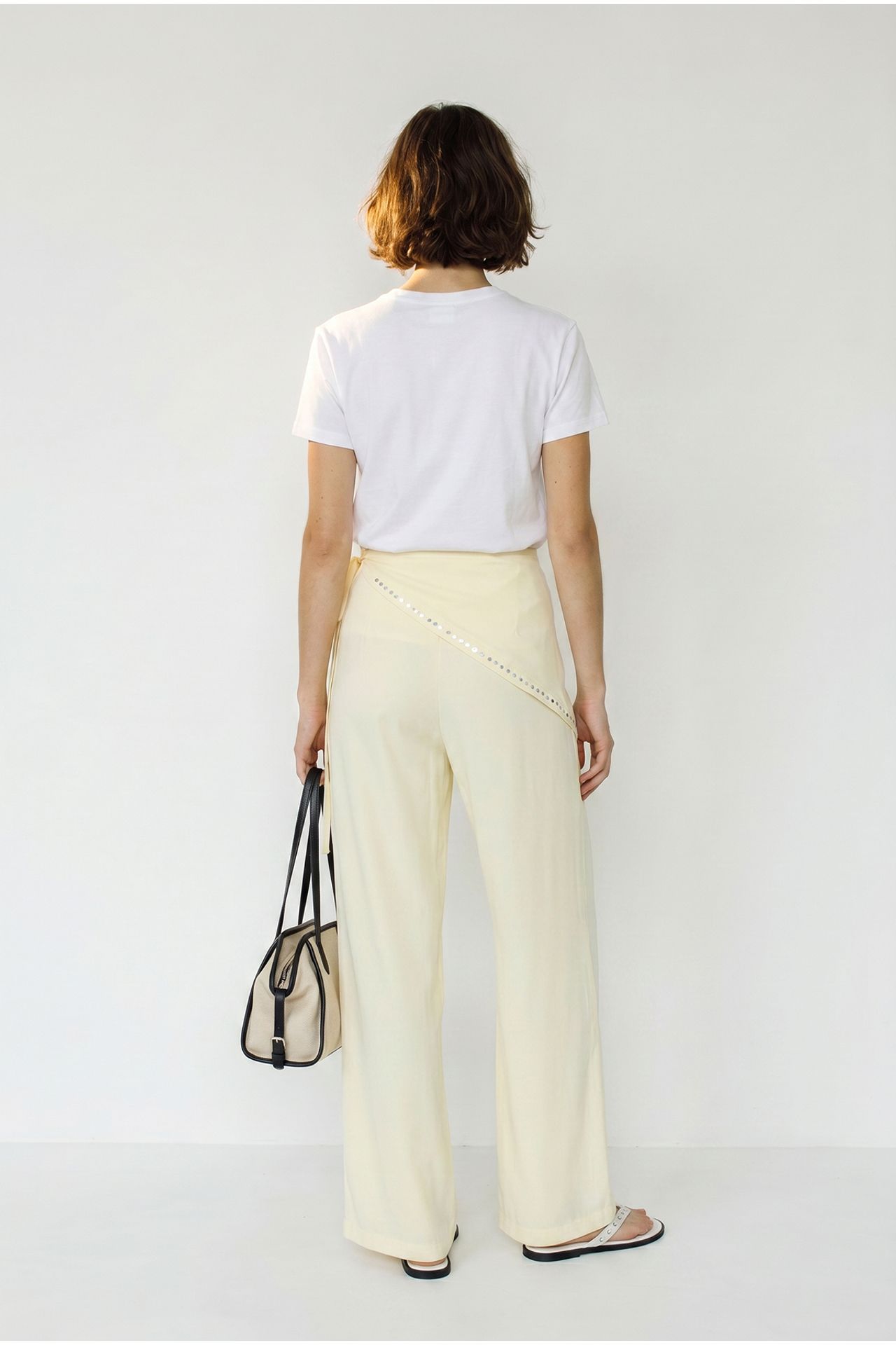 LUCCI Wide Leg Pull-On Trousers 5