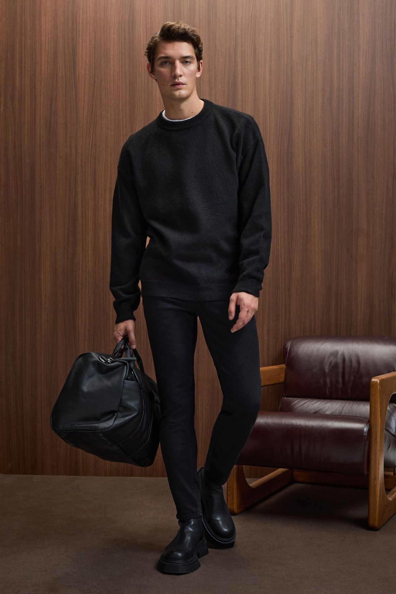 GRIMELANGE Ribbed Crew Neck Jumper 4