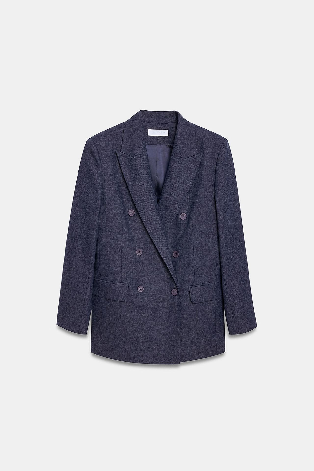 DILVIN Long Shawl Collar Crepe Blazer