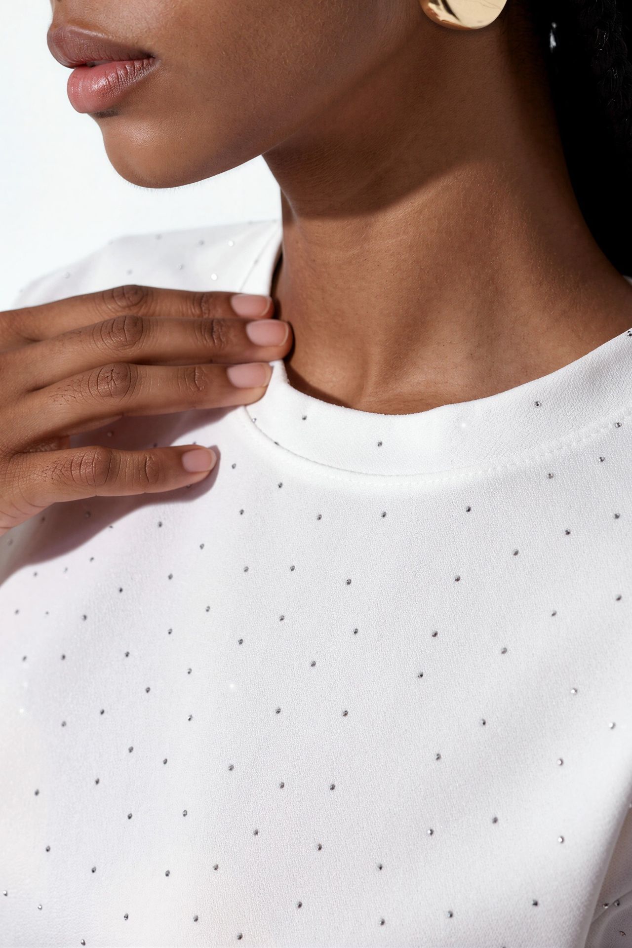 BDART Stone Detailed Crew Neck T-Shirt 4