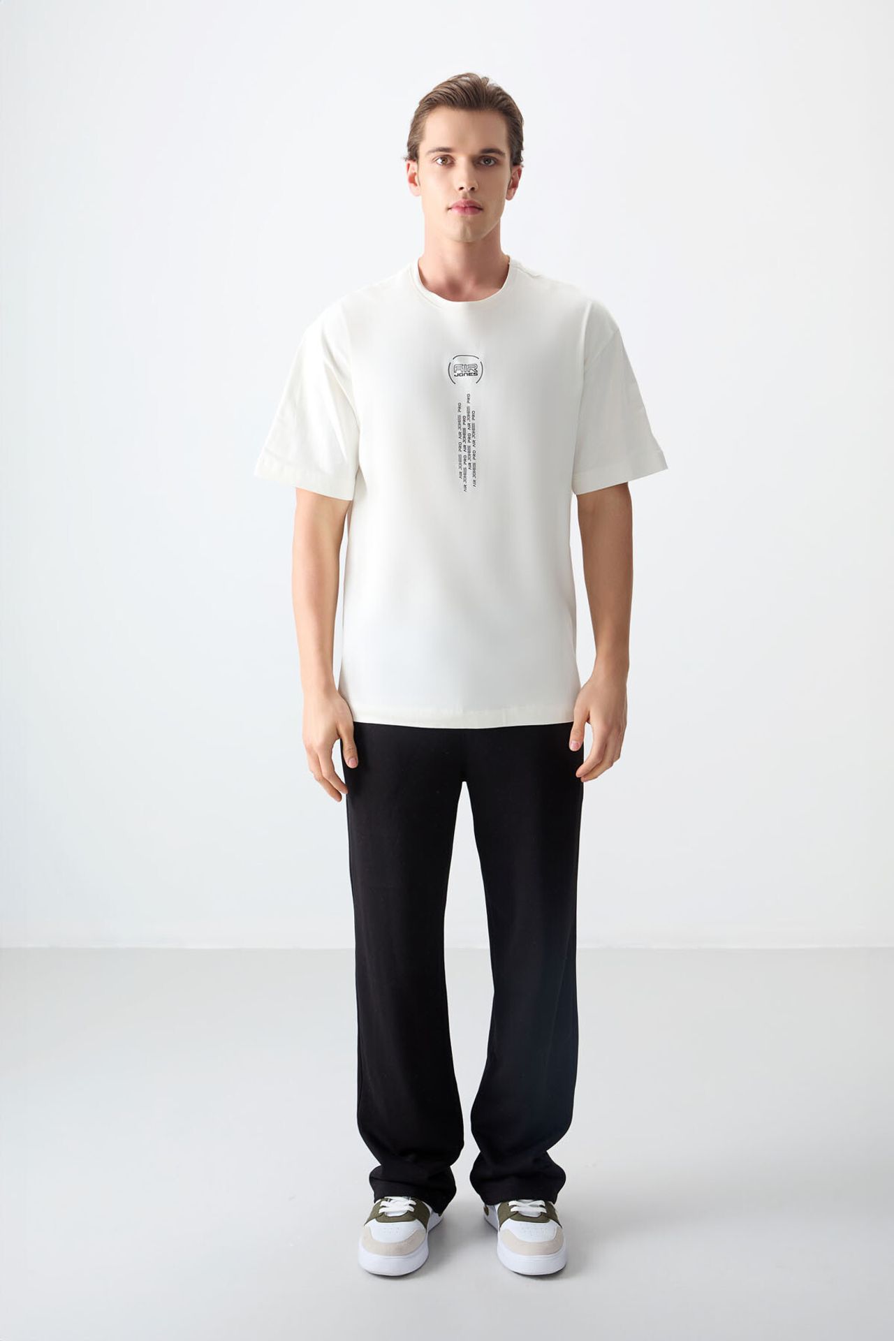 TOMMY Oversized Cotton Text Print Crew Neck T-Shirt 5