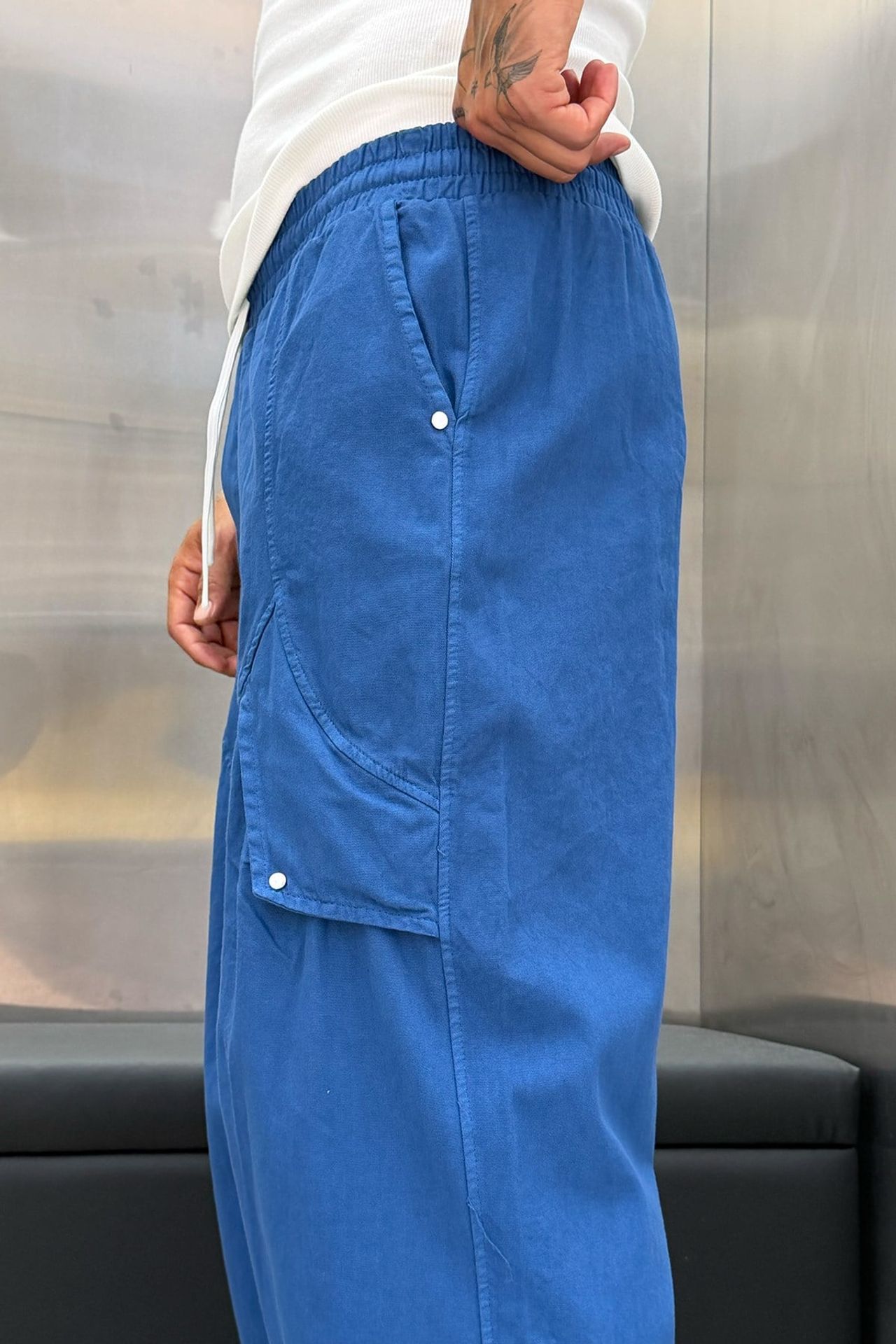 NOMARC Geniş Paça Kargo Pantolon 4