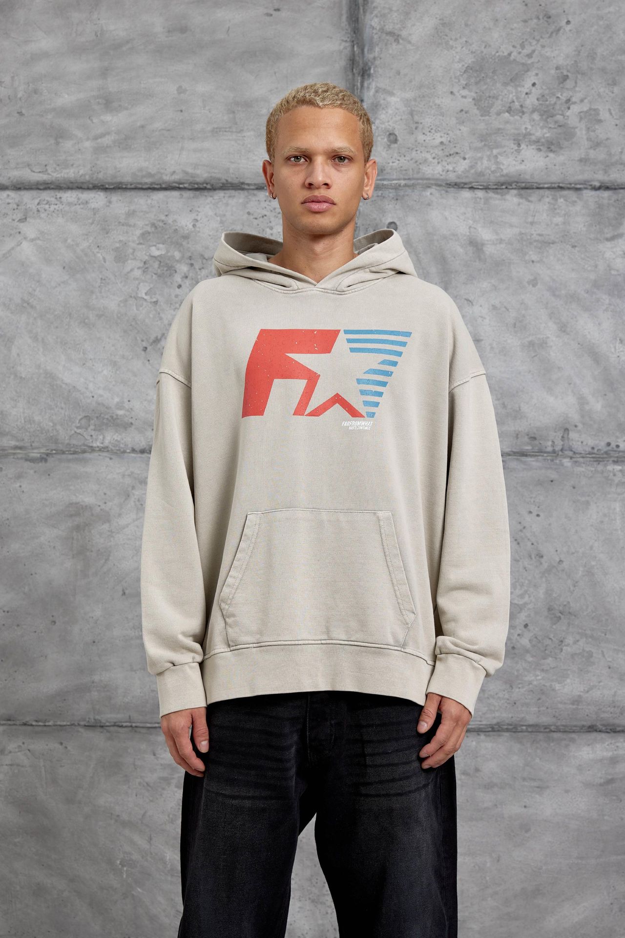 NOMARC Bol Kesim Kapüşonlu Logolu Sweatshirt 5