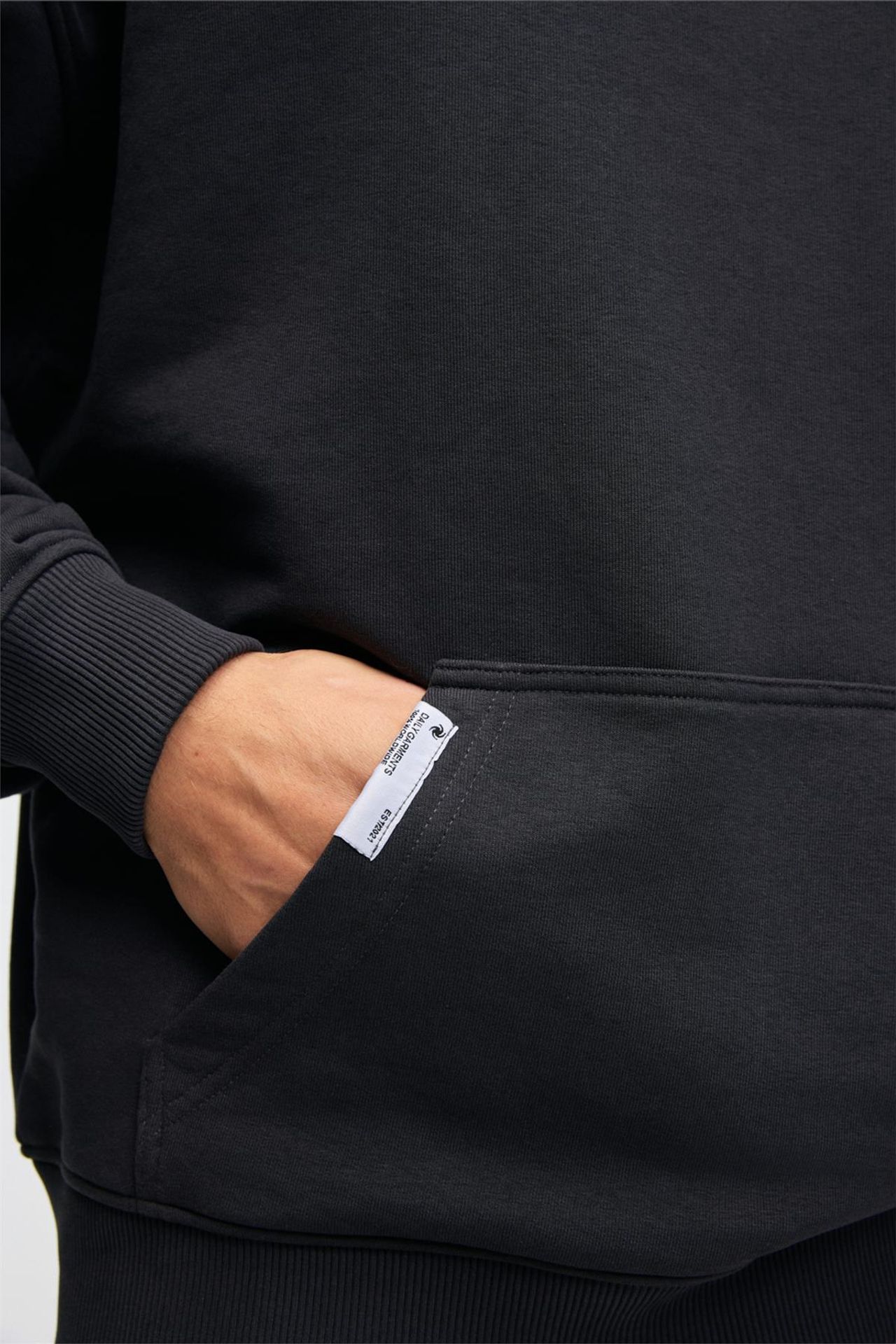GRIMELANGE Baskılı Kapüşonlu Cepli Sweatshirt 6
