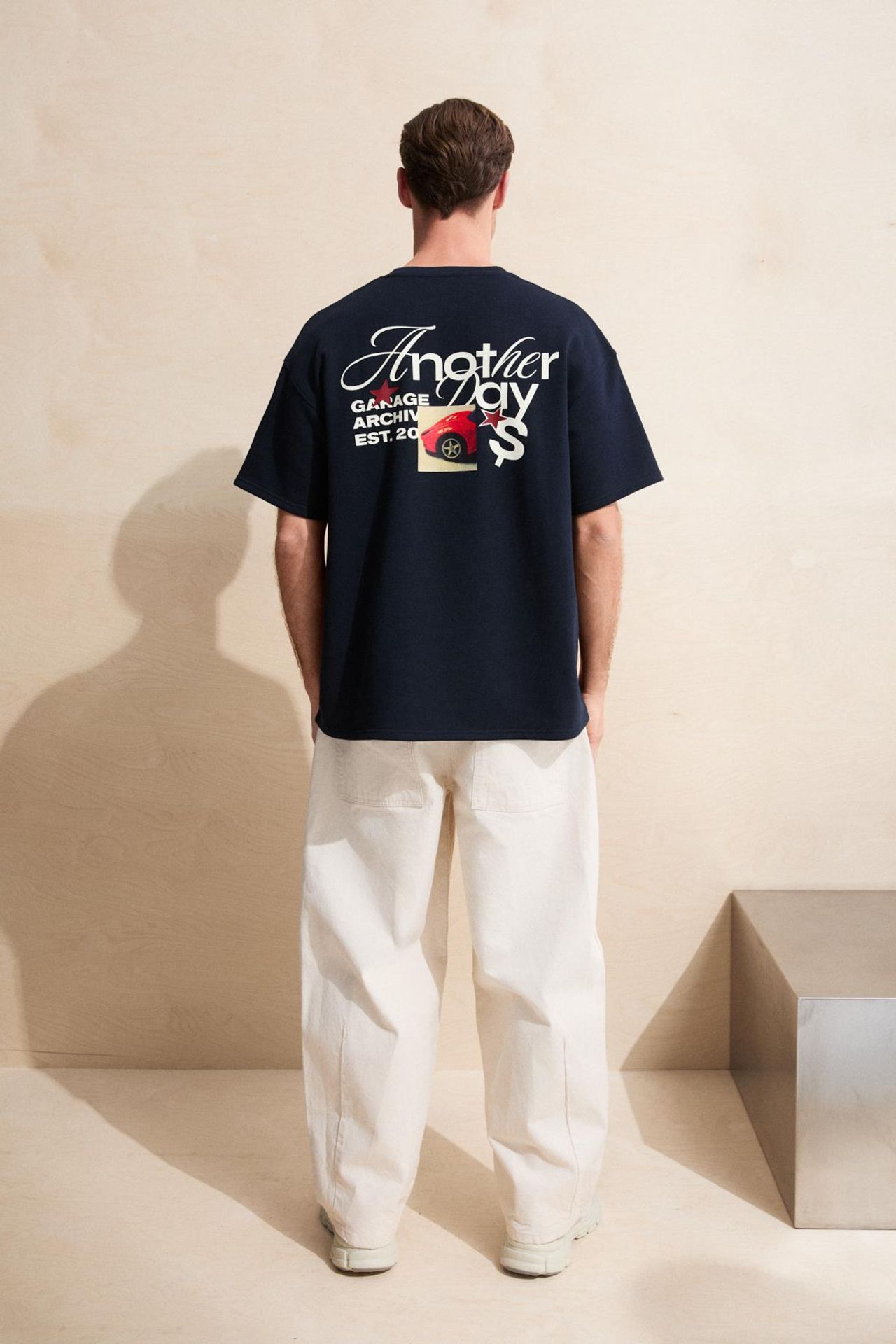 GRIMELANGE Printed Oversized Crew Neck T-Shirt 5