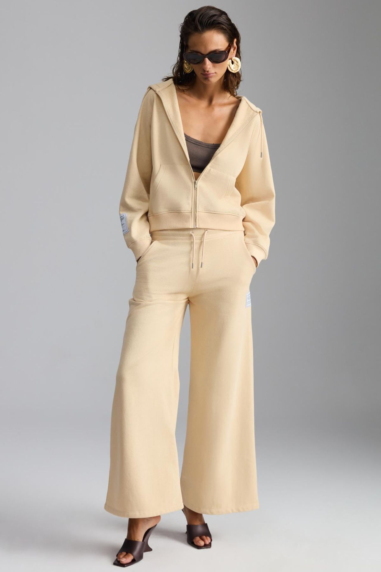 GRIMELANGE Half Zip Hooded Sweatshirt 3