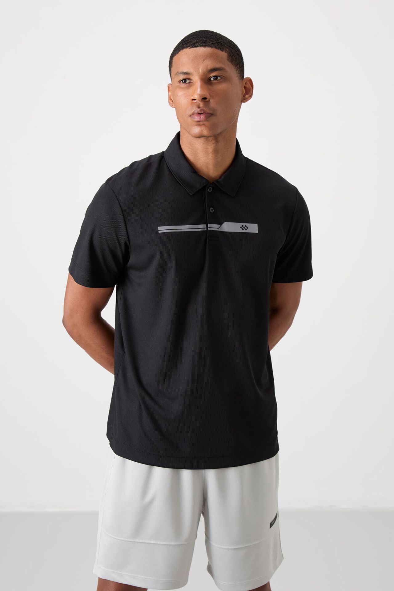 TOMMY Men's Polo Collar Button T-Shirt 3