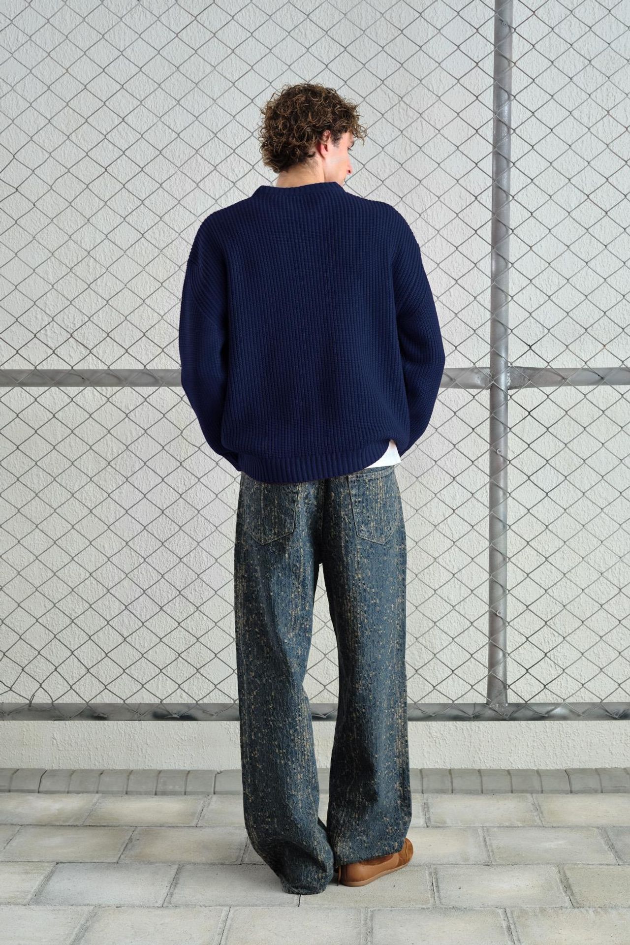 GIESTO Ribbed Crew Neck Sweater 2