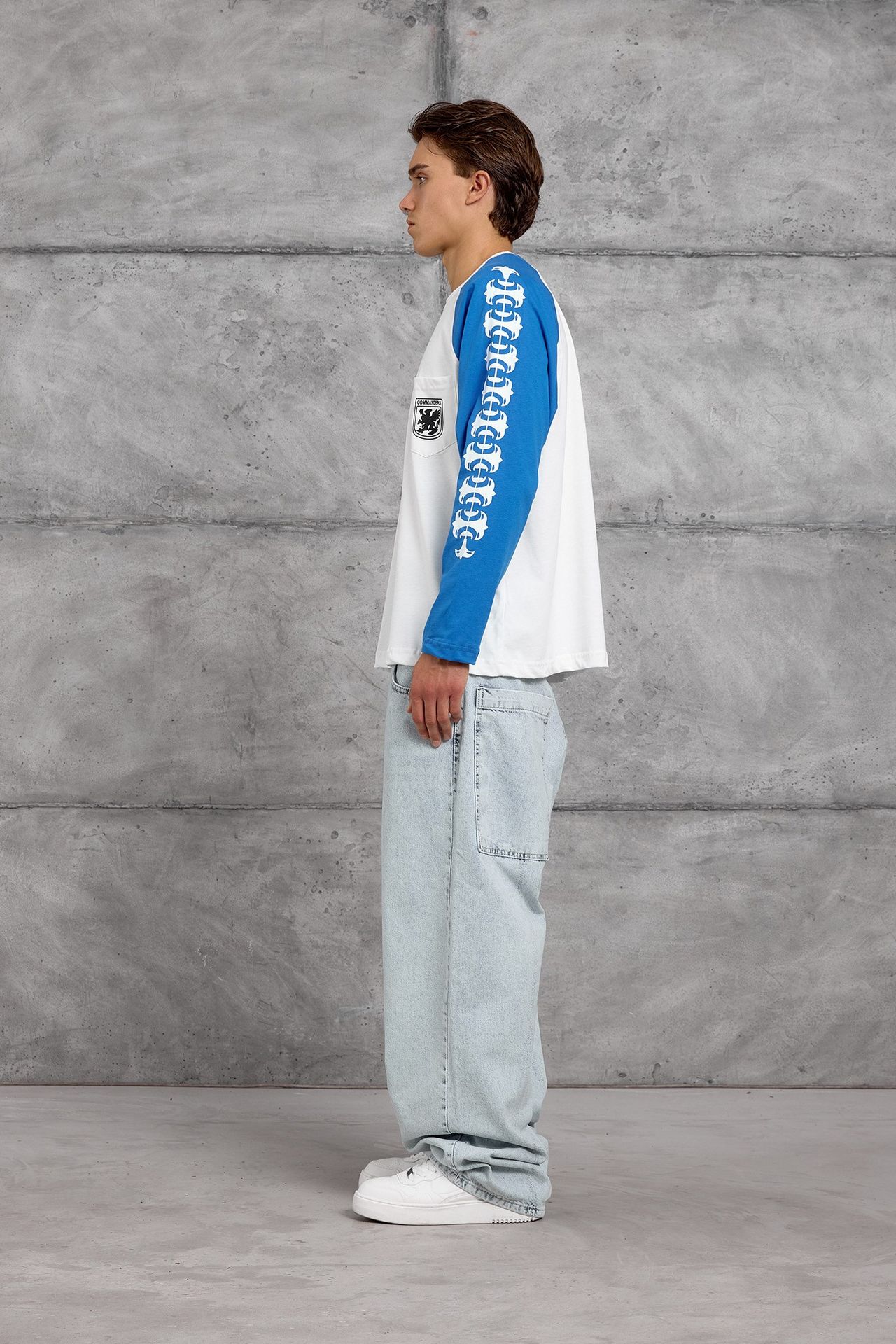 NOMARC Rahat Bisiklet Yaka Uzun Kollu Sweatshirt 3