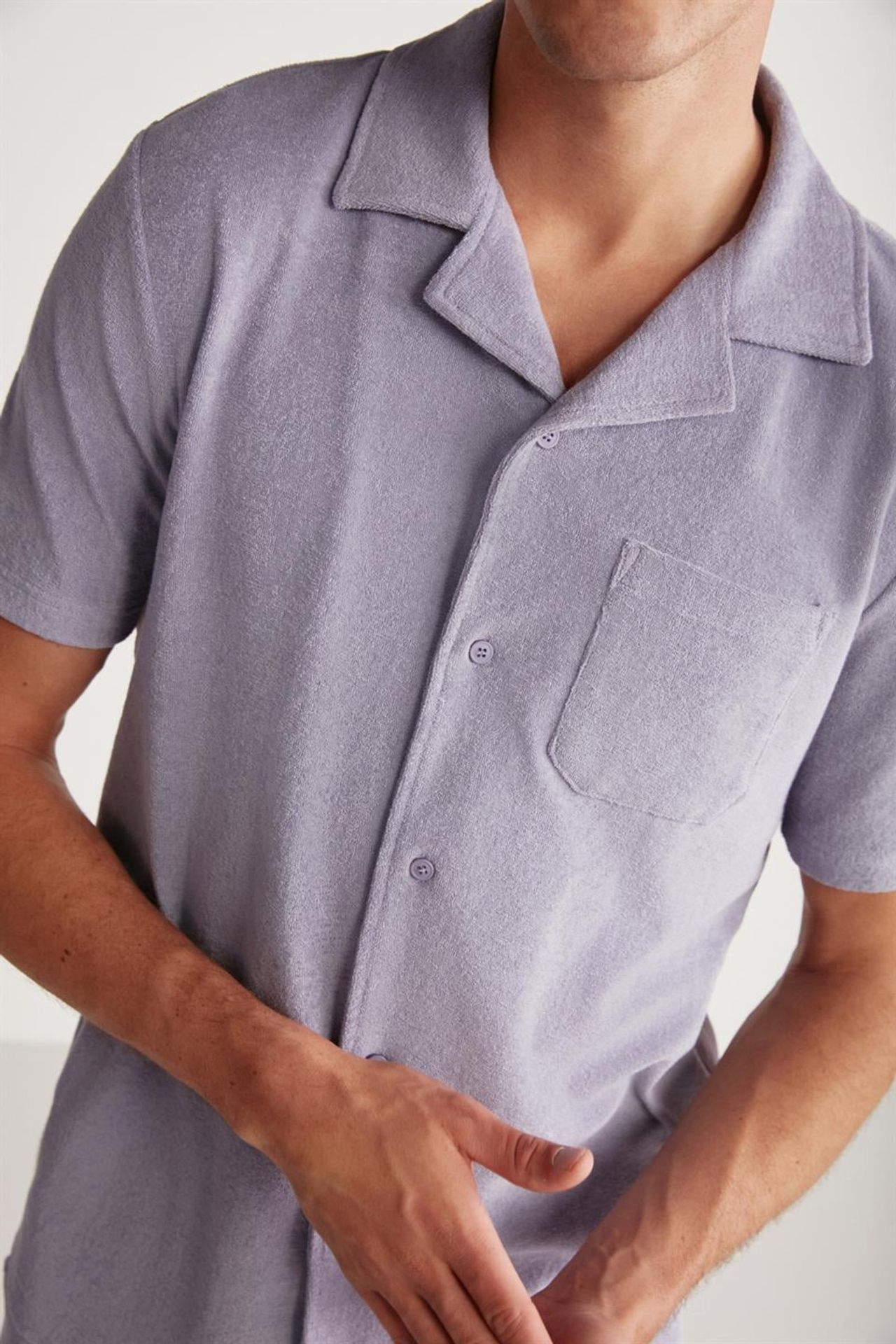 GRIMELANGE Classic Button Front Shirt 2