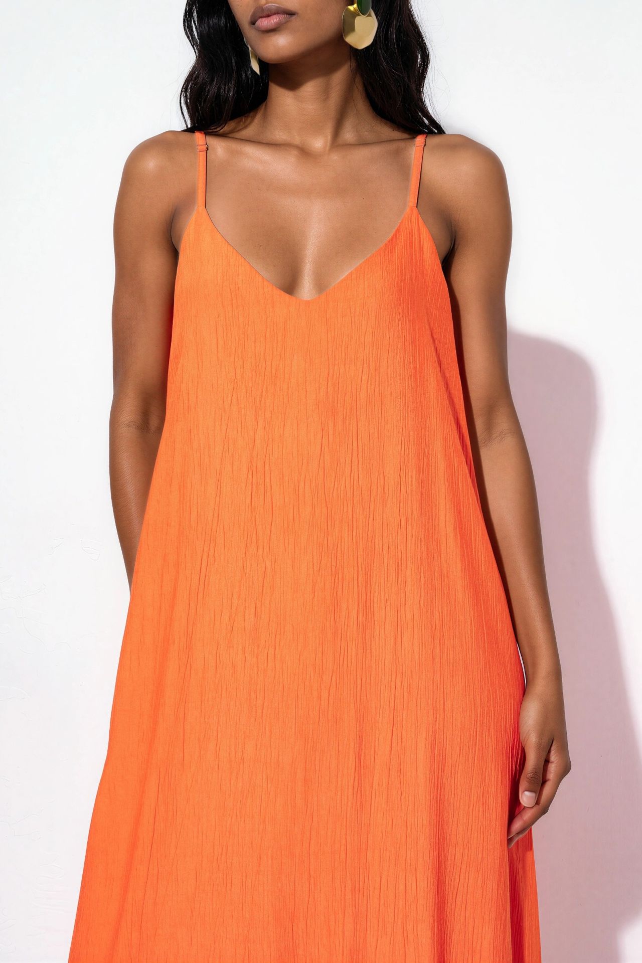 BUSEM Women's Solid Maxi Slip Dress 4