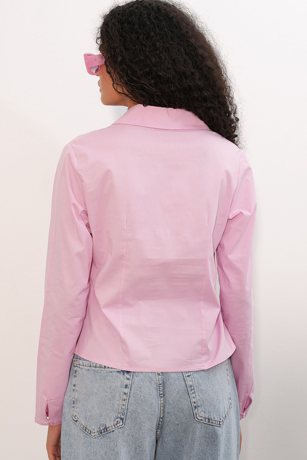 BDART Fitted Poplin Button-Up Short Shirt 6
