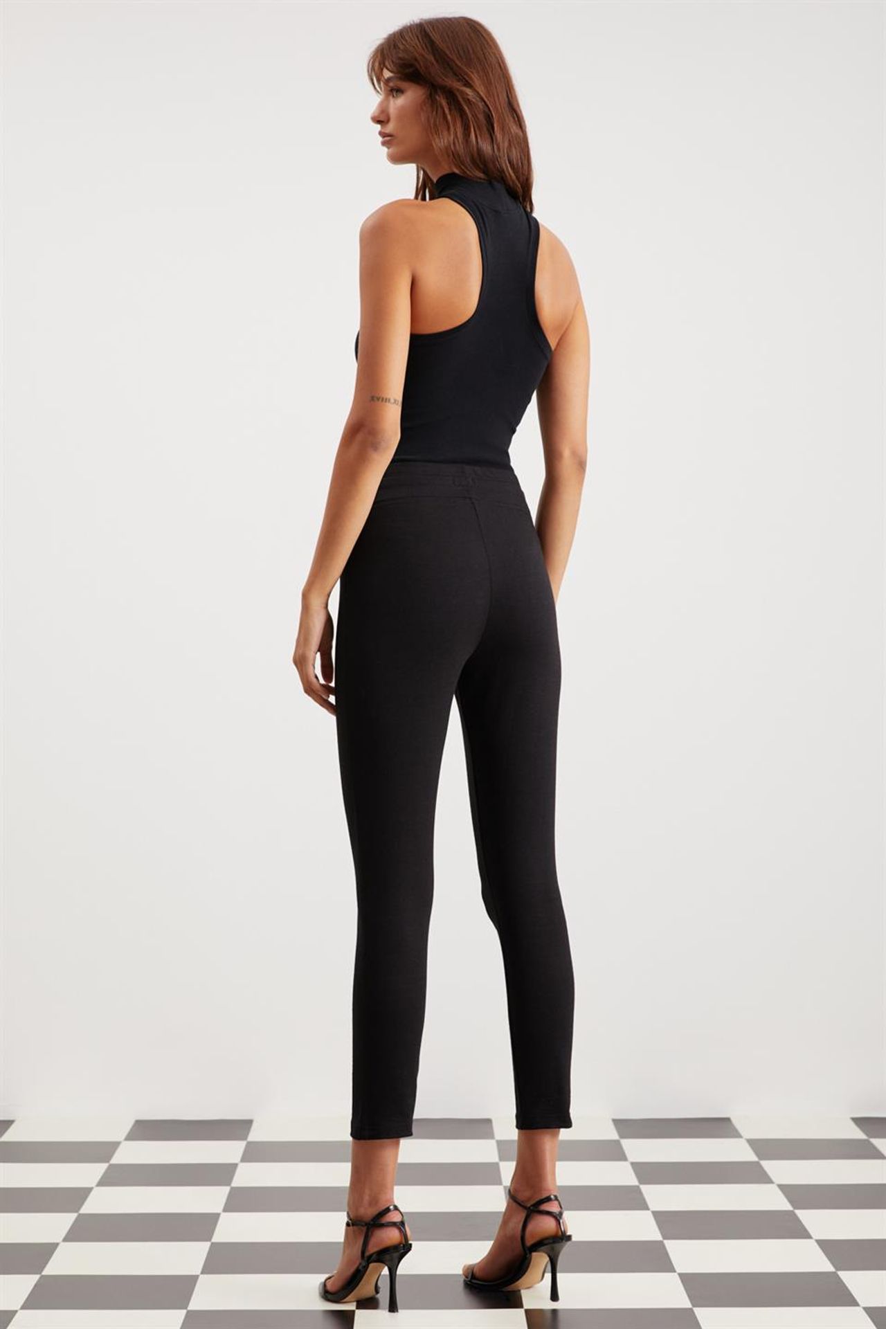 GRIMELANGE High Waist Capri Leggings 5