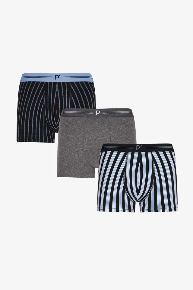 PENTI Men's Striped Boxers