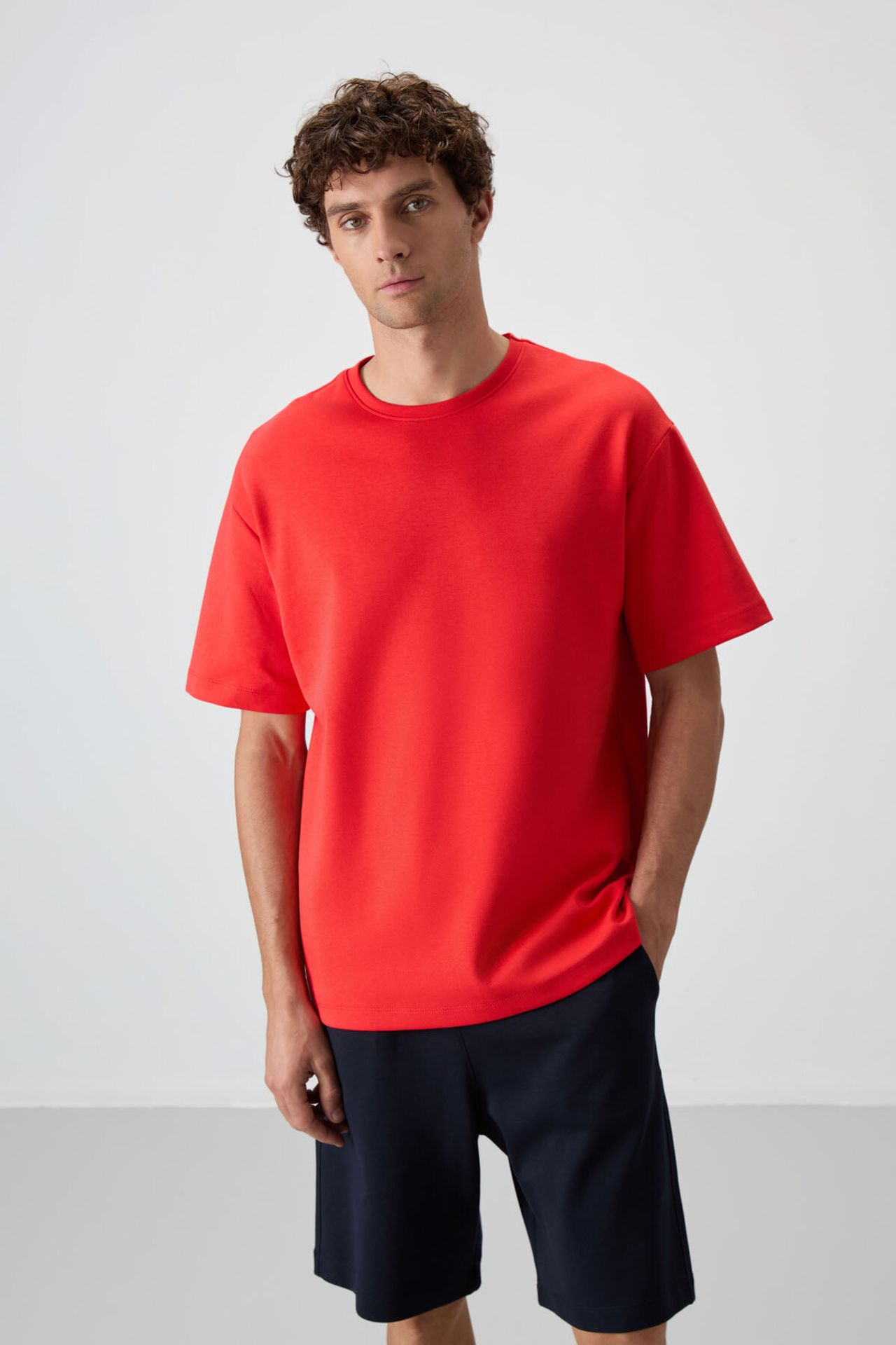 TOMMY Oversized T-Shirt And Shorts Set 2