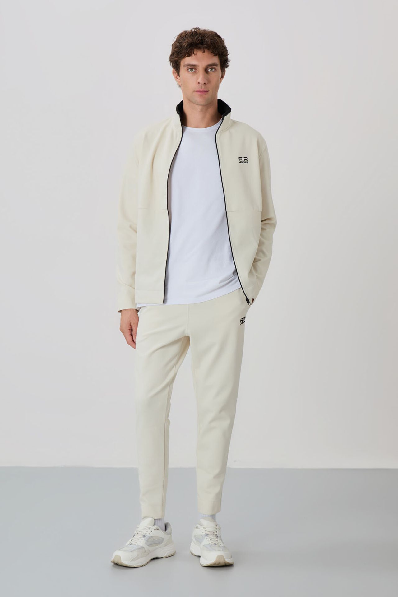 TOMMY Men's Zip-collar Sweatshirt And Pants Set 1